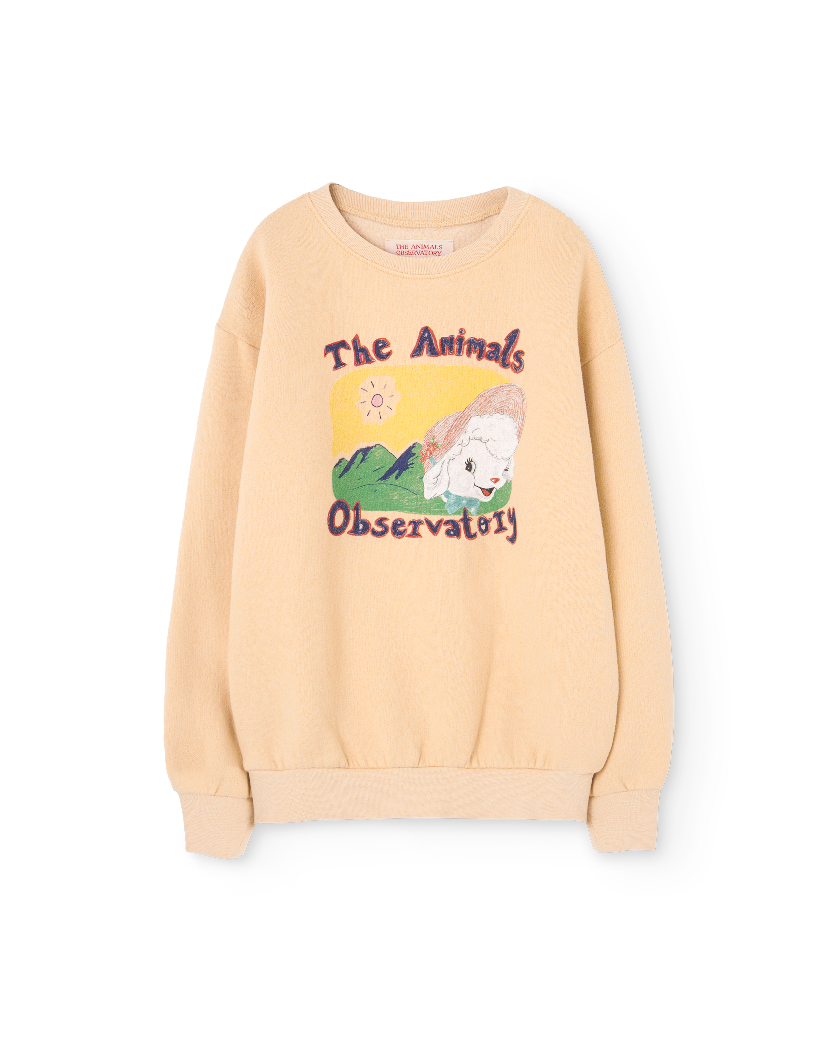 Beige Sheep Bear Sweatshirt PRODUCT FRONT