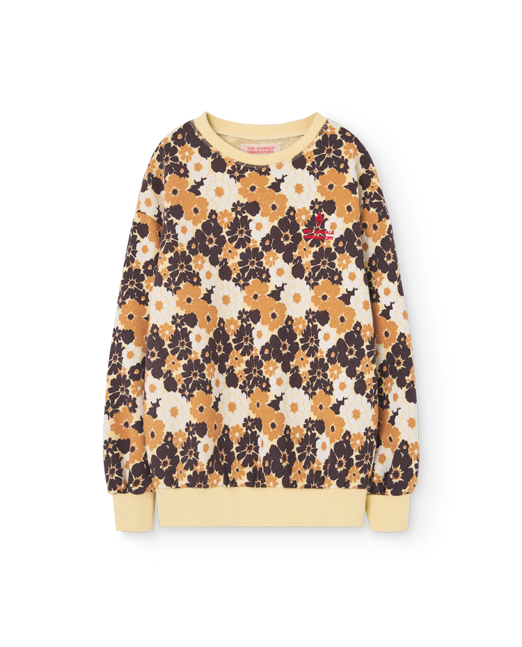 Brown Wallpaper Bear Sweatshirt COVER