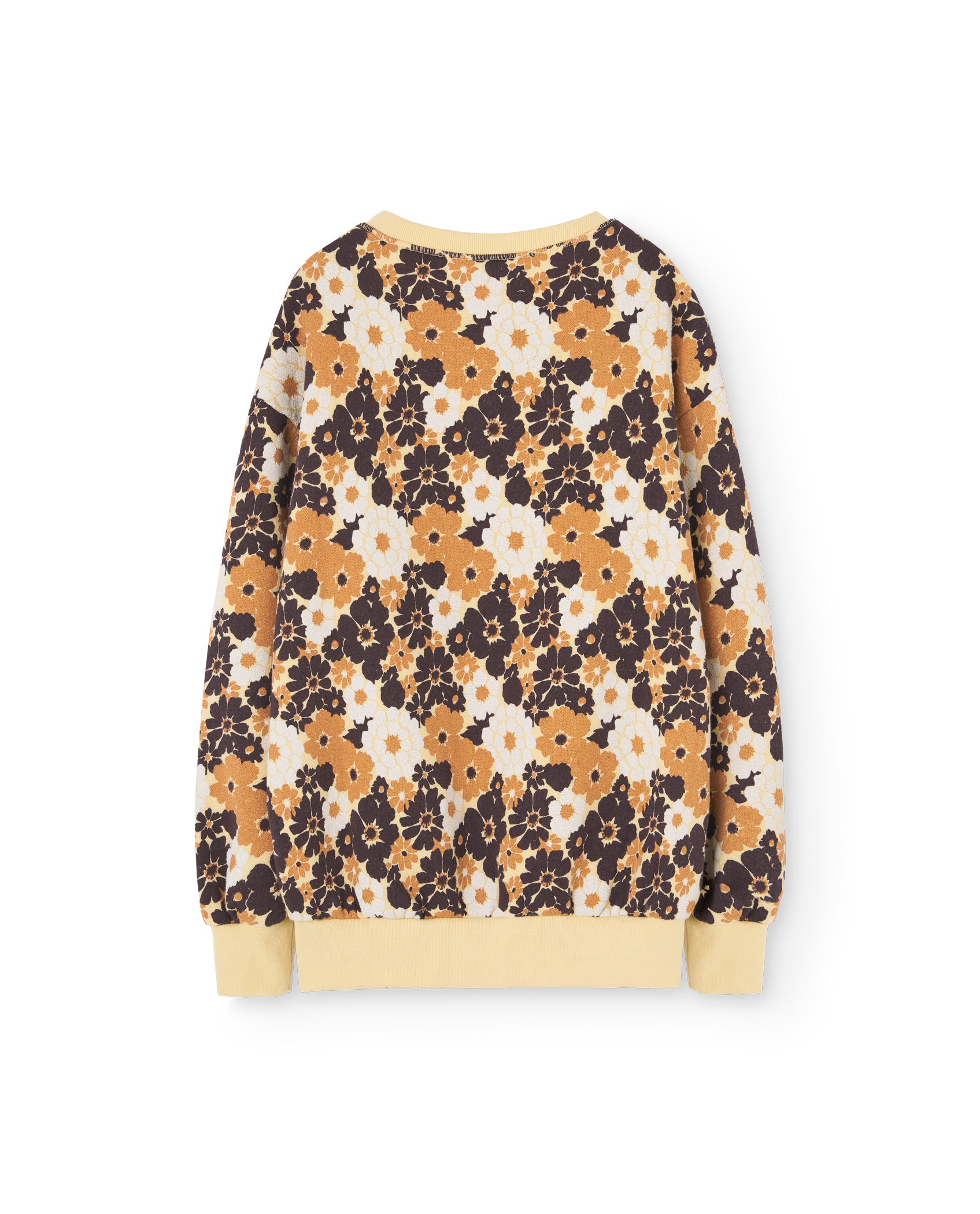 Brown Wallpaper Bear Sweatshirt PRODUCT BACK