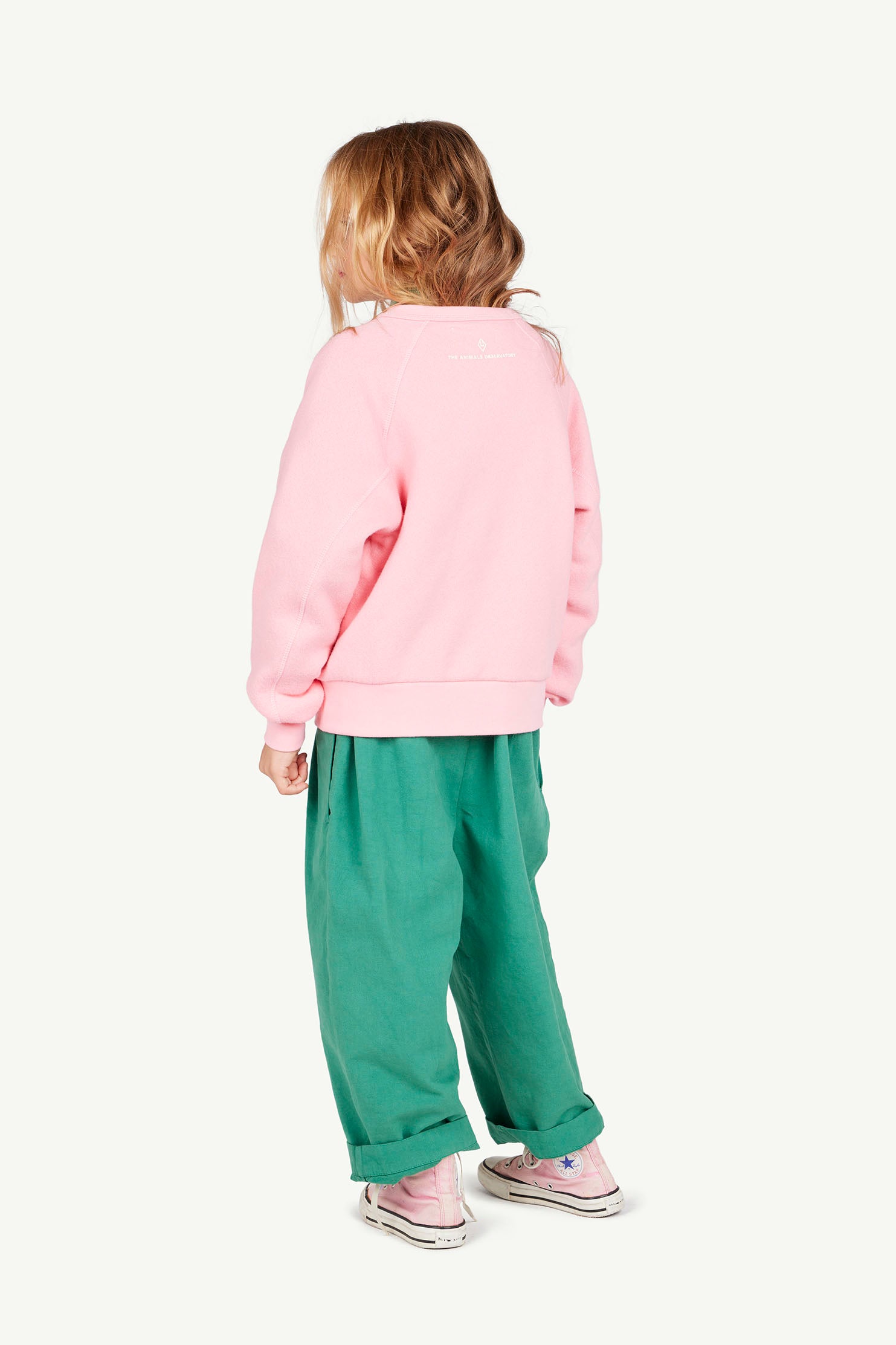 Pink Sheep Shark Sweatshirt MODEL BACK