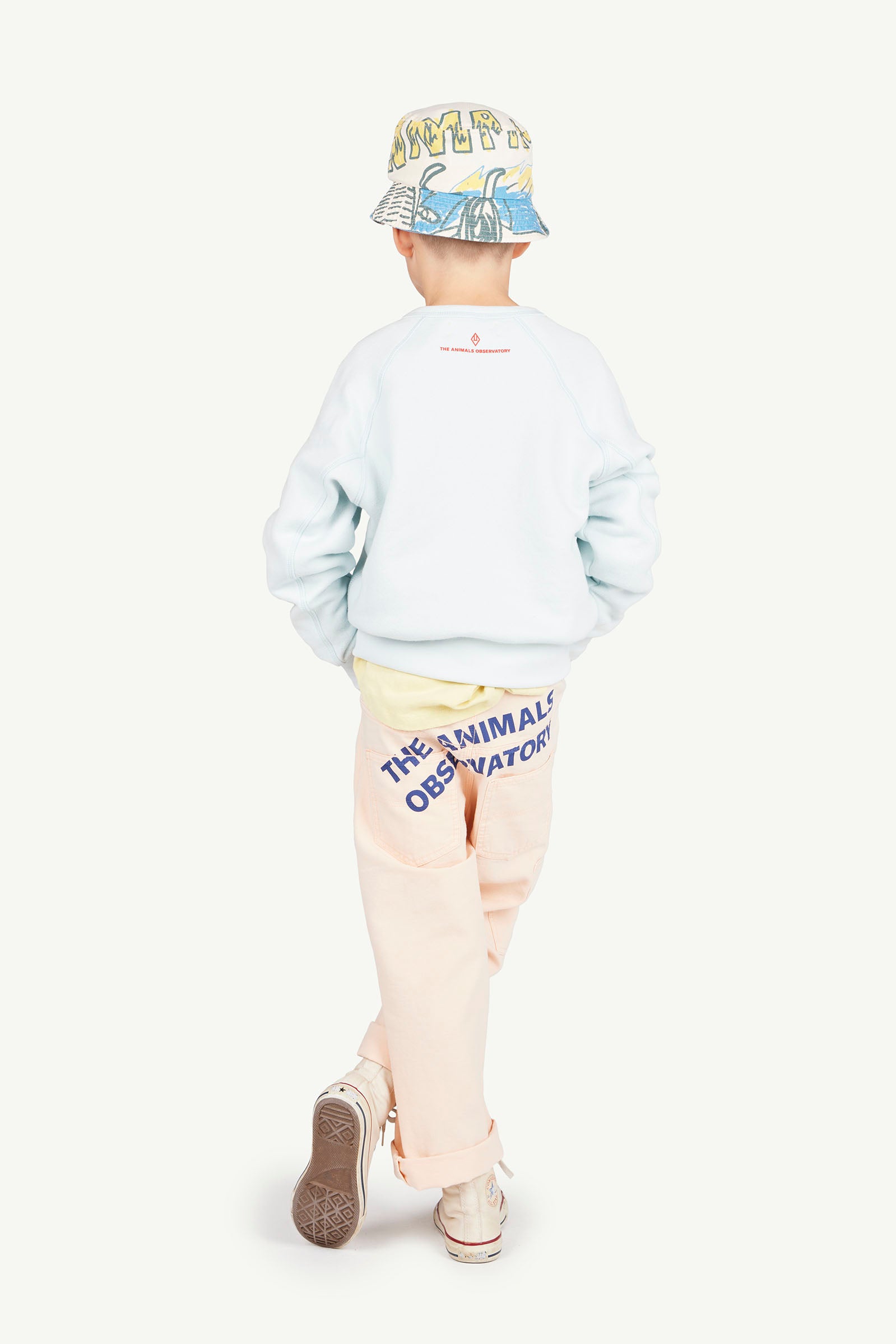 Celeste Animaux Shark Sweatshirt MODEL BACK