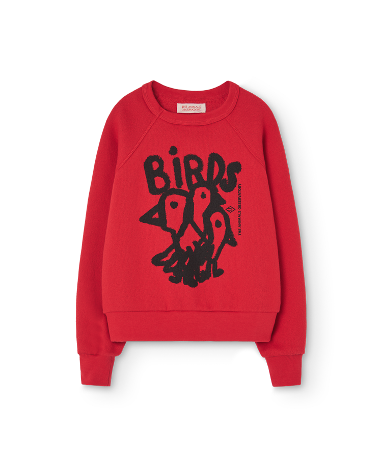 Red Flock Shark Sweatshirt COVER