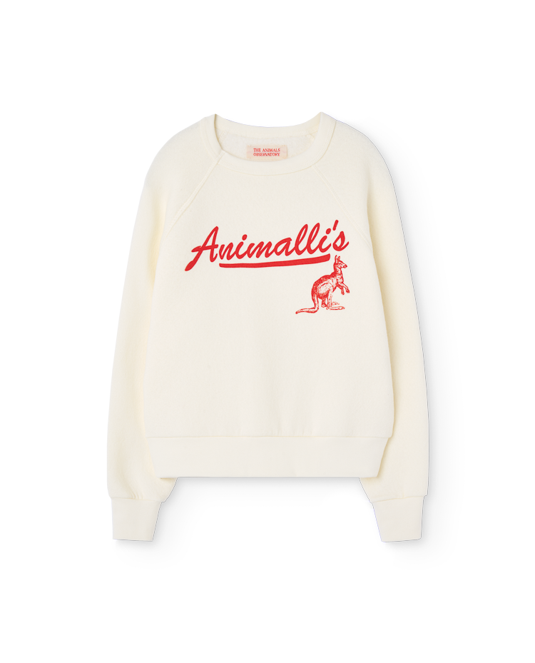 White Animalli Shark Sweatshirt COVER