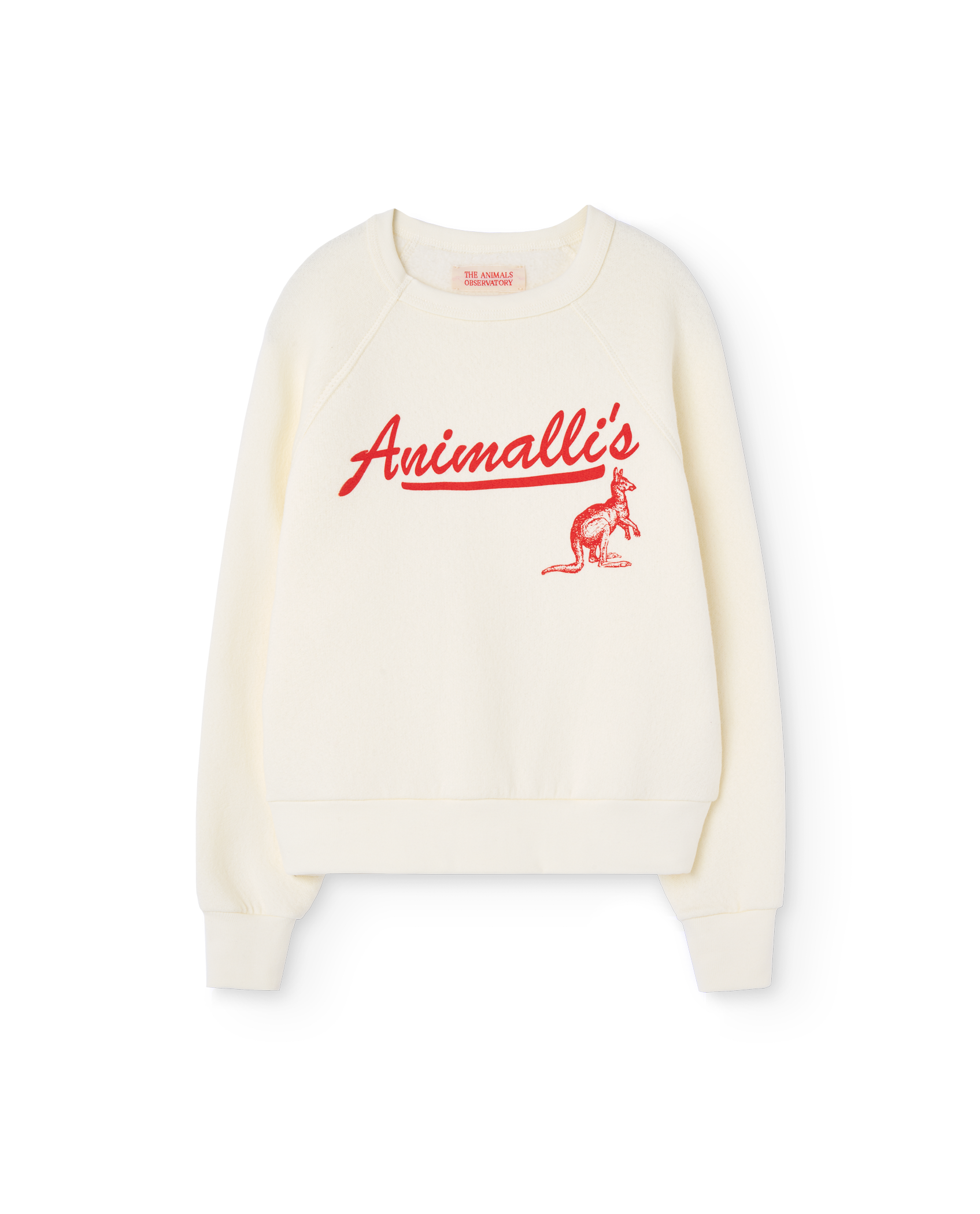 White Animalli Shark Sweatshirt PRODUCT FRONT