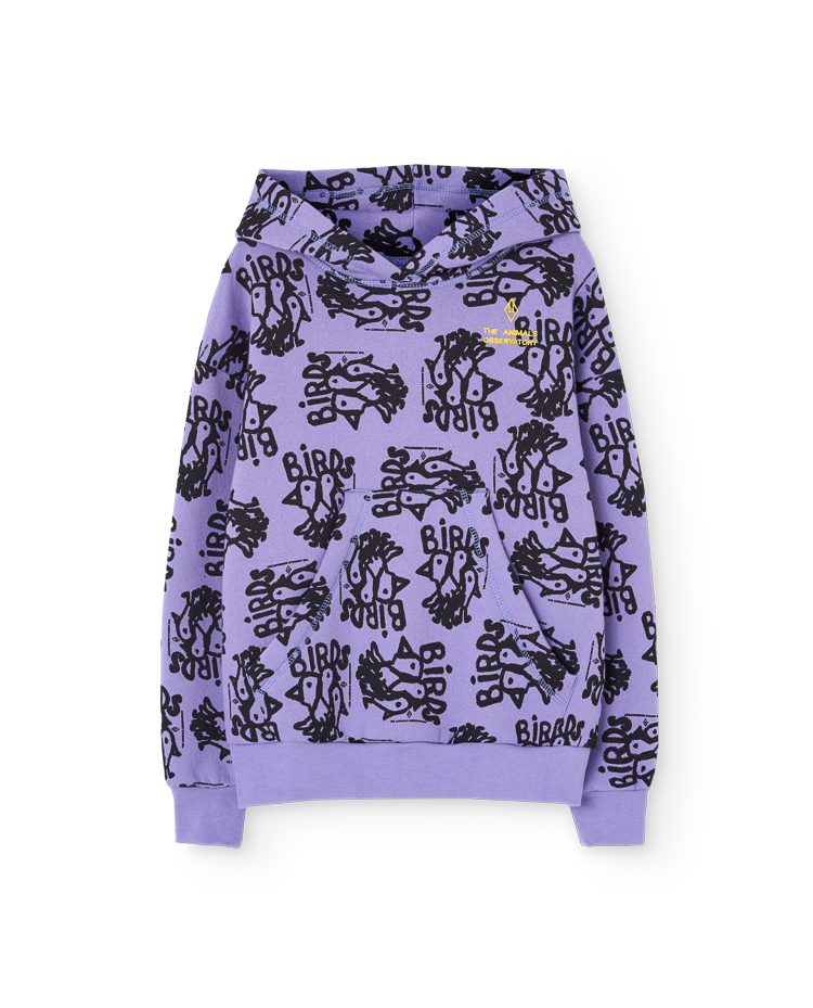 Purple Flock Beaver Hoodie COVER