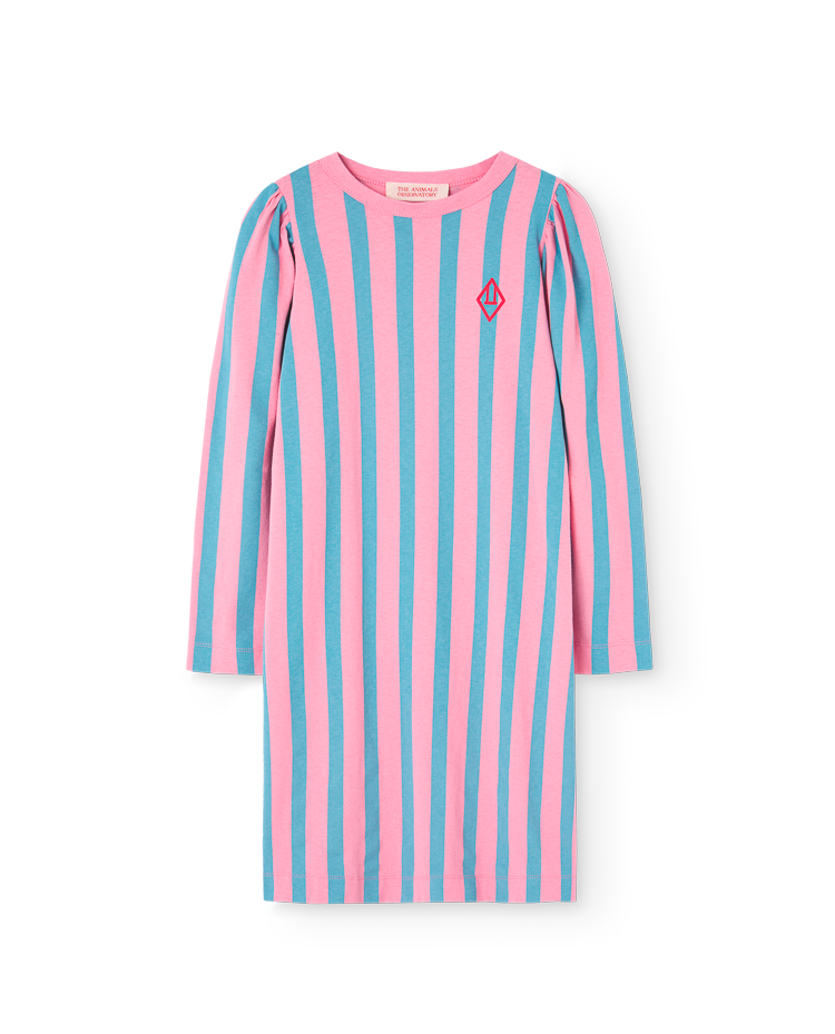 Pink Stripes Dog Dress COVER