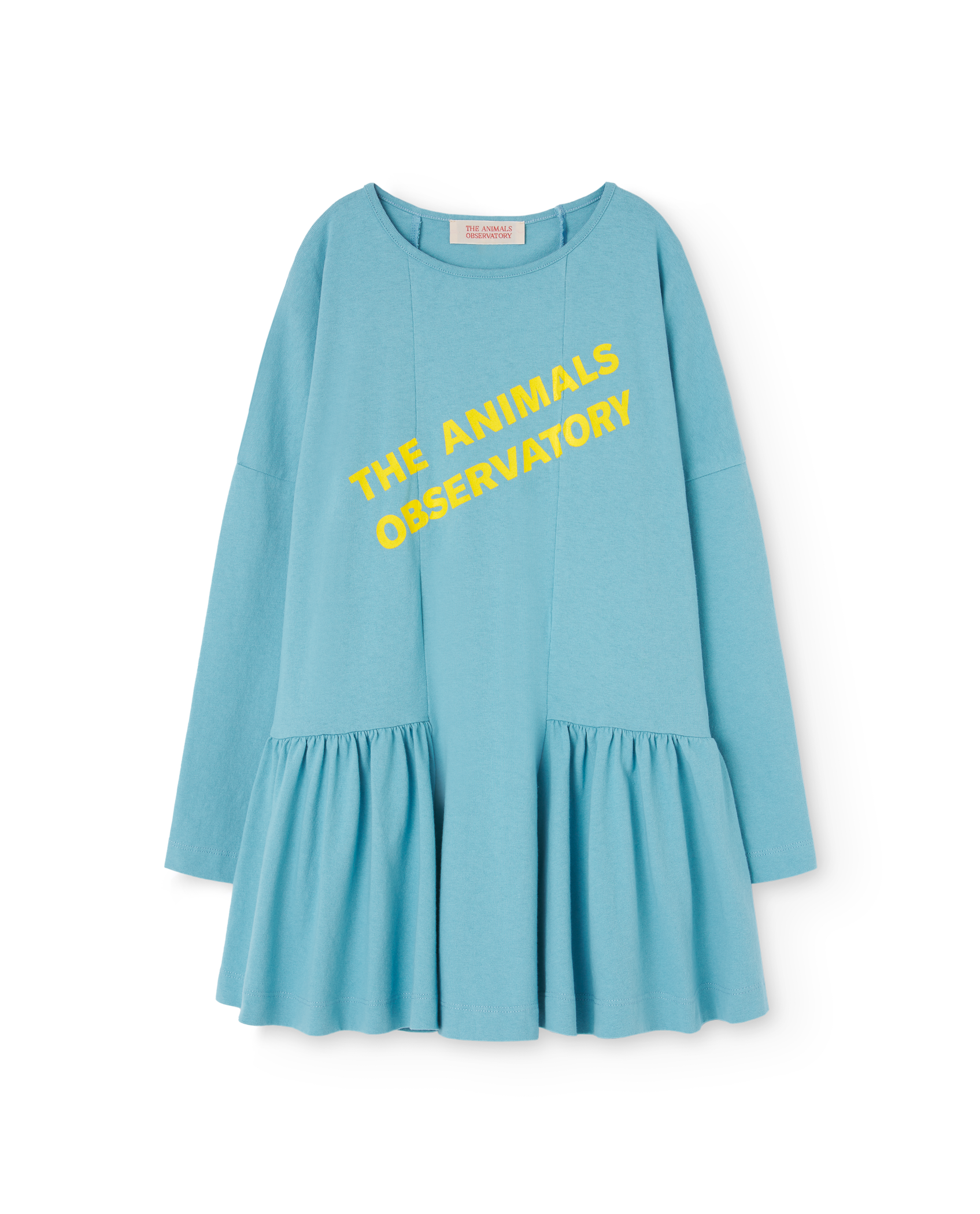 Blue Animals Long Walrus Dress PRODUCT FRONT