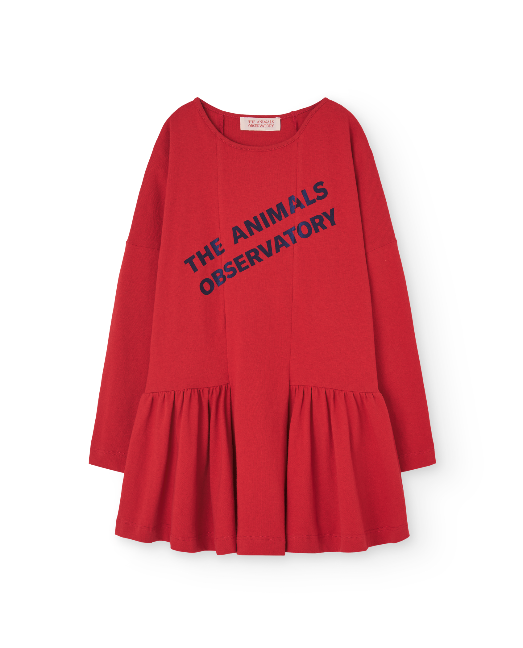 Red Animals Long Walrus Dress PRODUCT FRONT