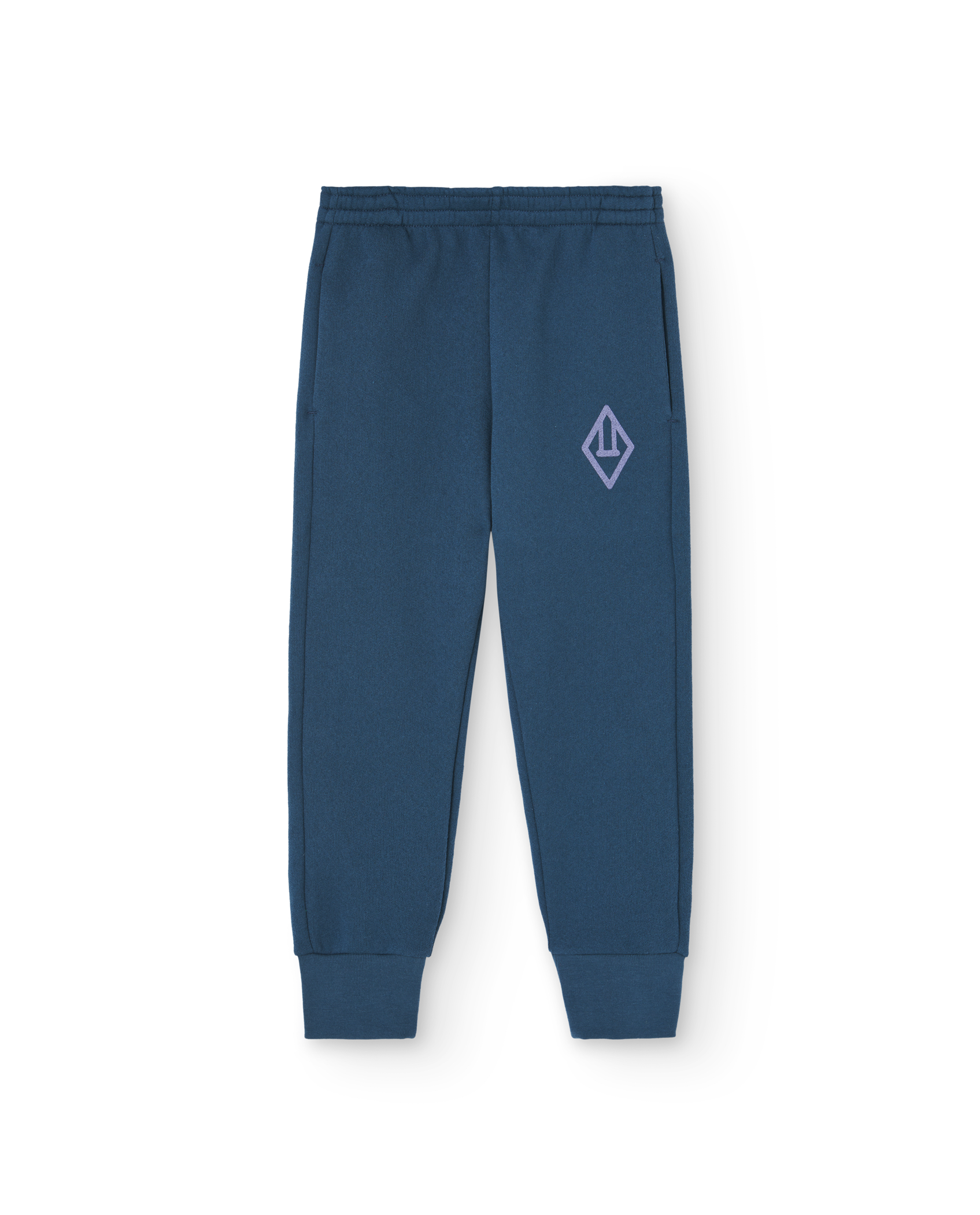 Navy Symbol Panther Sweatpants PRODUCT FRONT