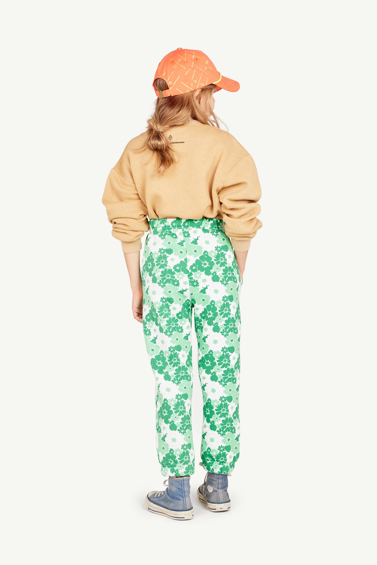 Green Dromedary Sweatpants MODEL BACK