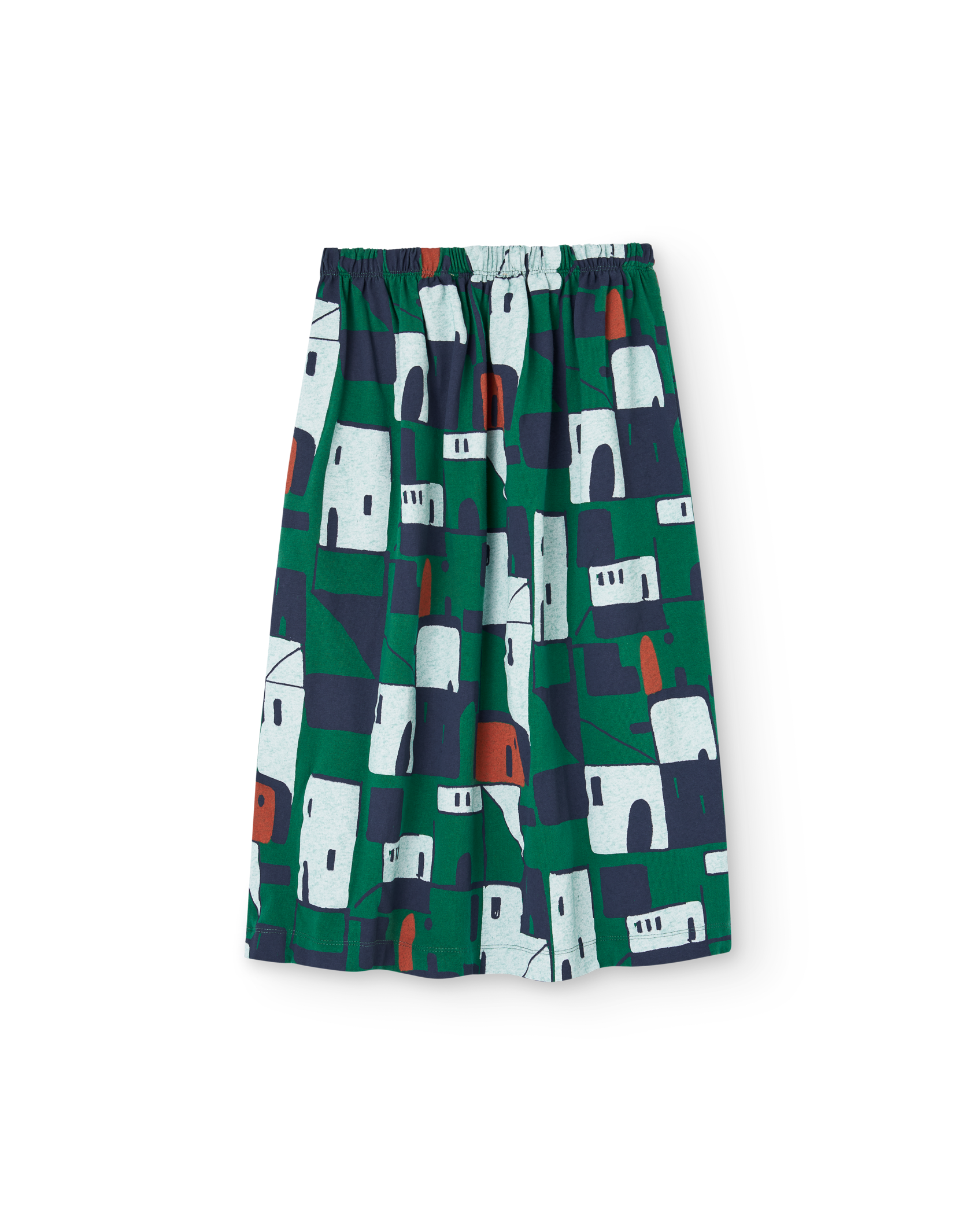 Green Ladybug Skirt PRODUCT BACK