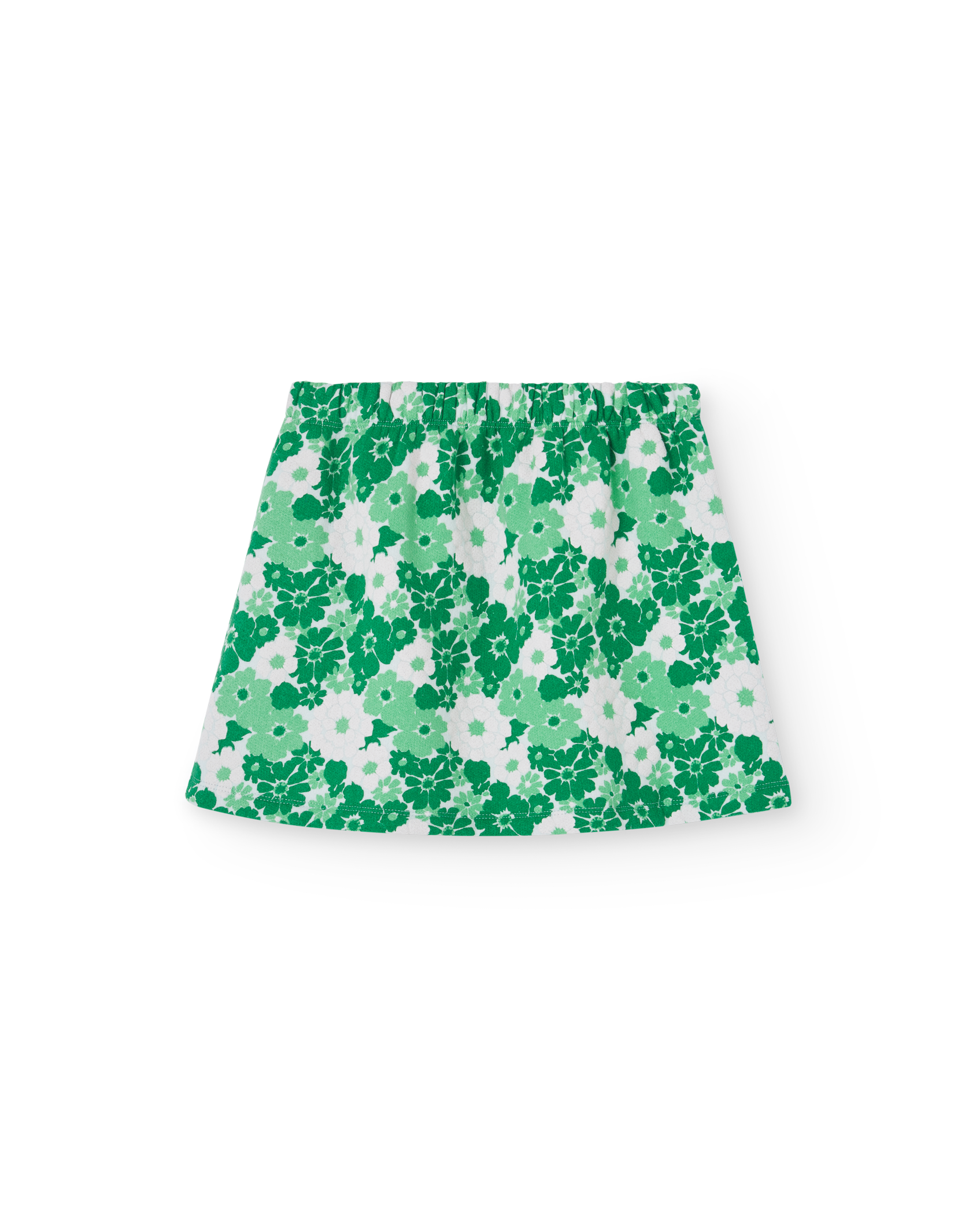 Green Wallpaper Wombat Skirt PRODUCT BACK