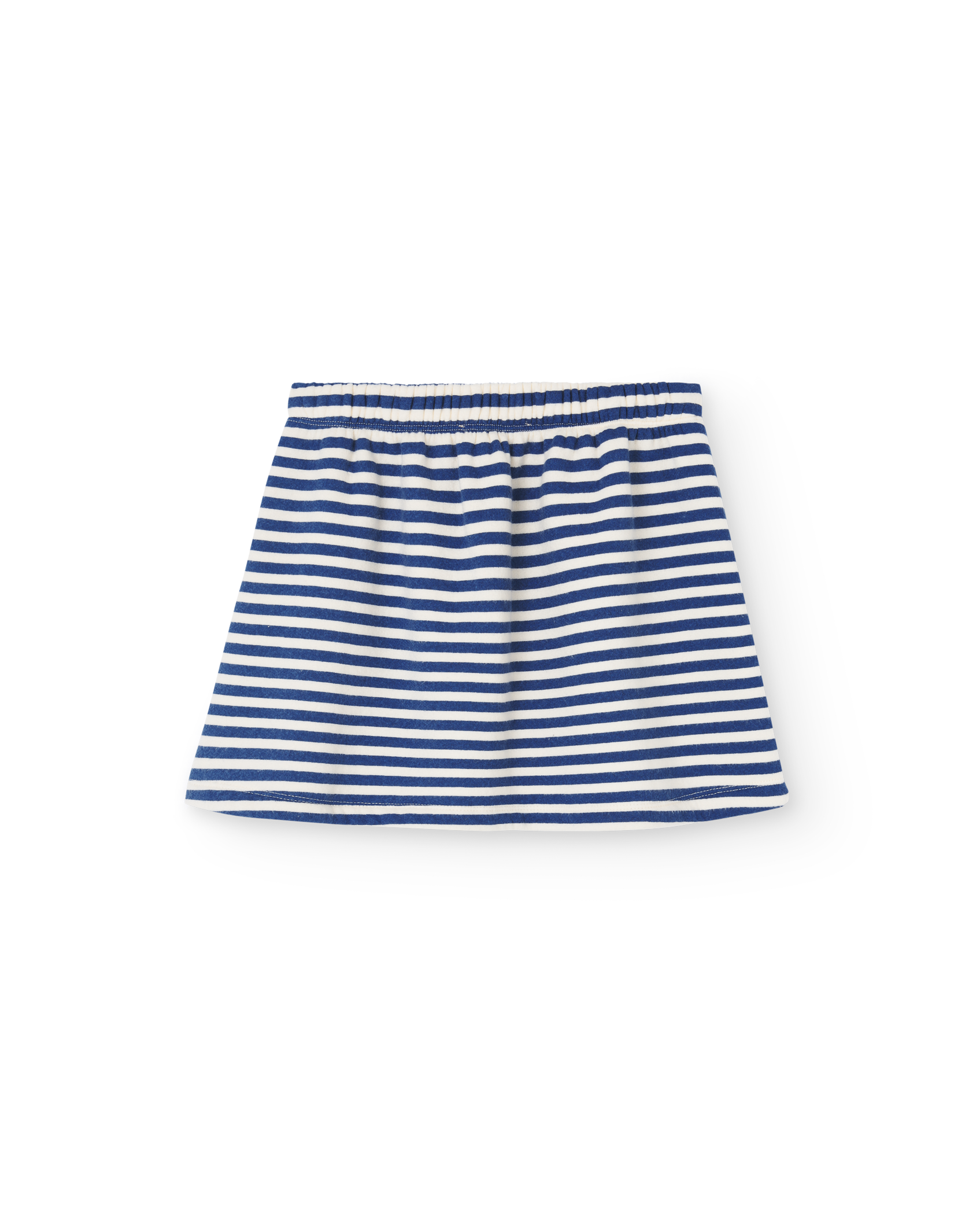 Blue Stripes Wombat Skirt PRODUCT BACK