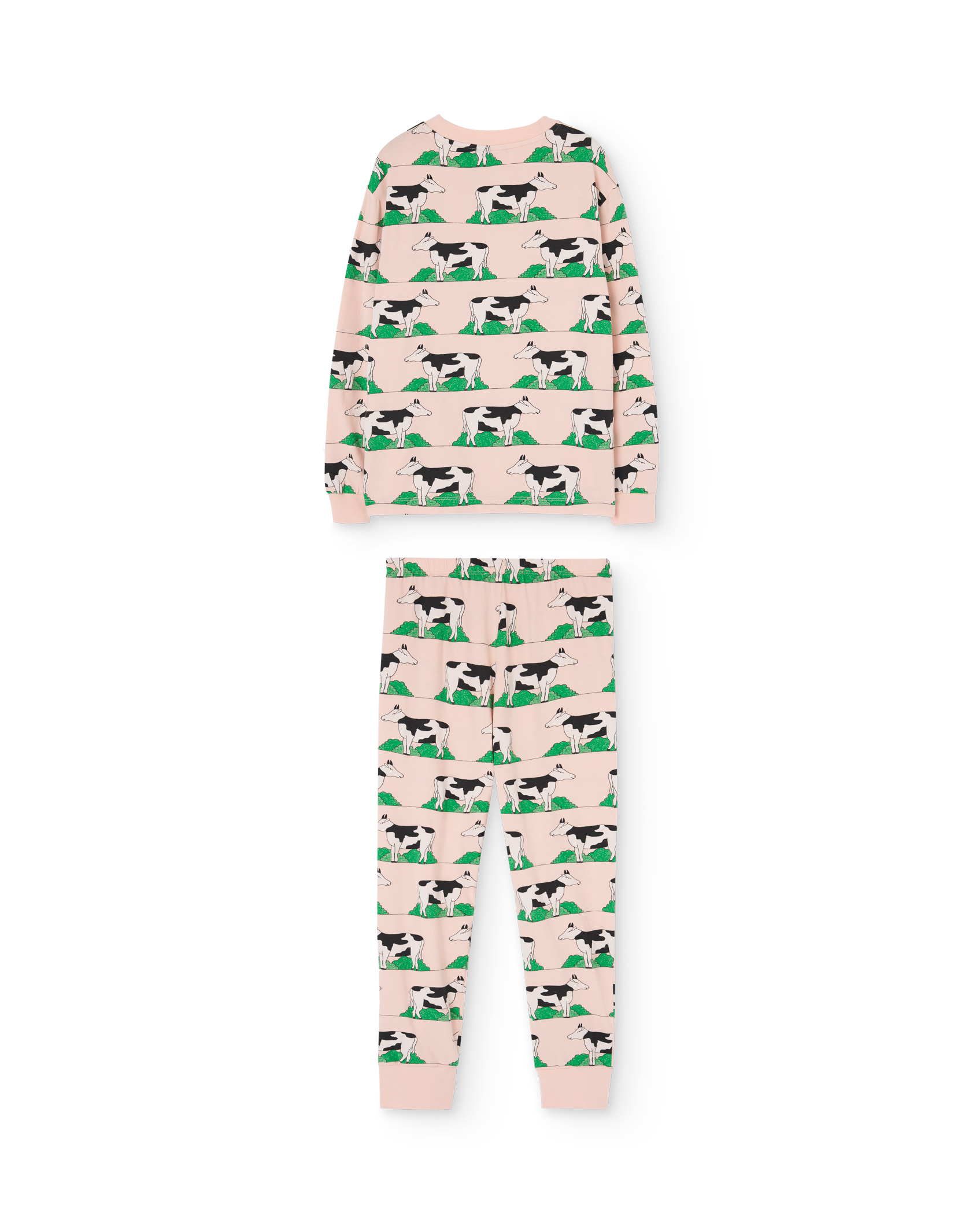 Rose Llama Pajama PRODUCT BACK