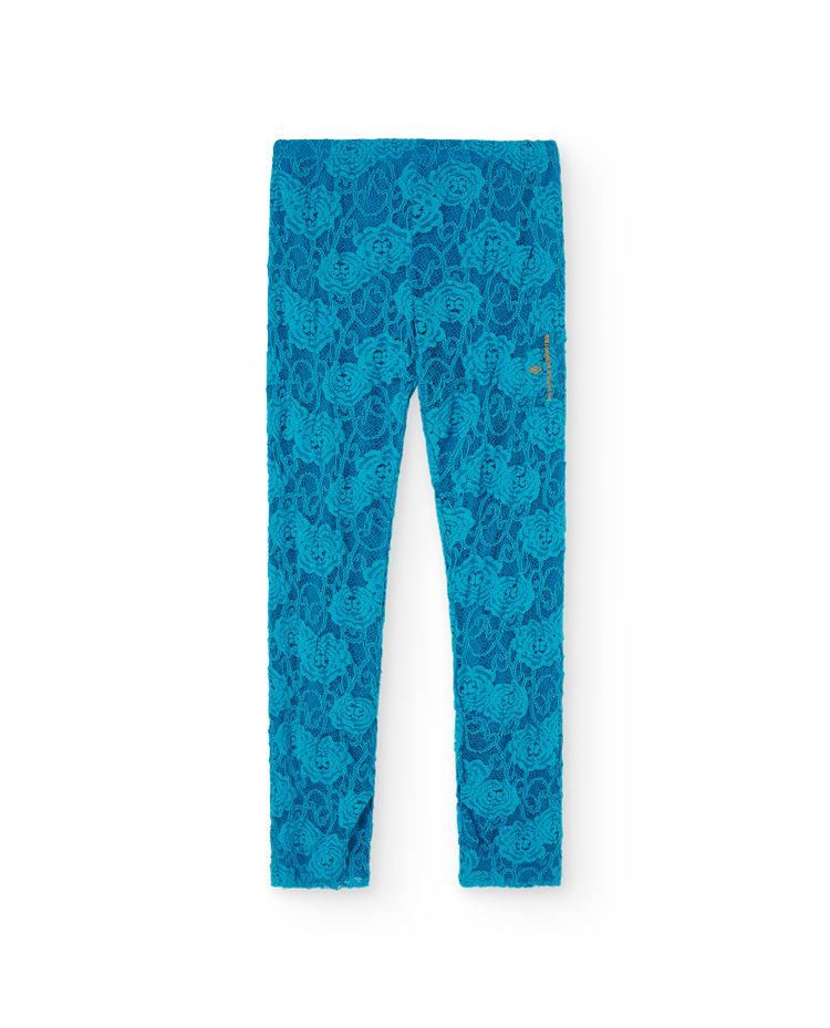 Blue Lace Alligator Lace Pants COVER