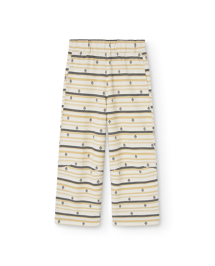 White Unique Elephant Pants COVER