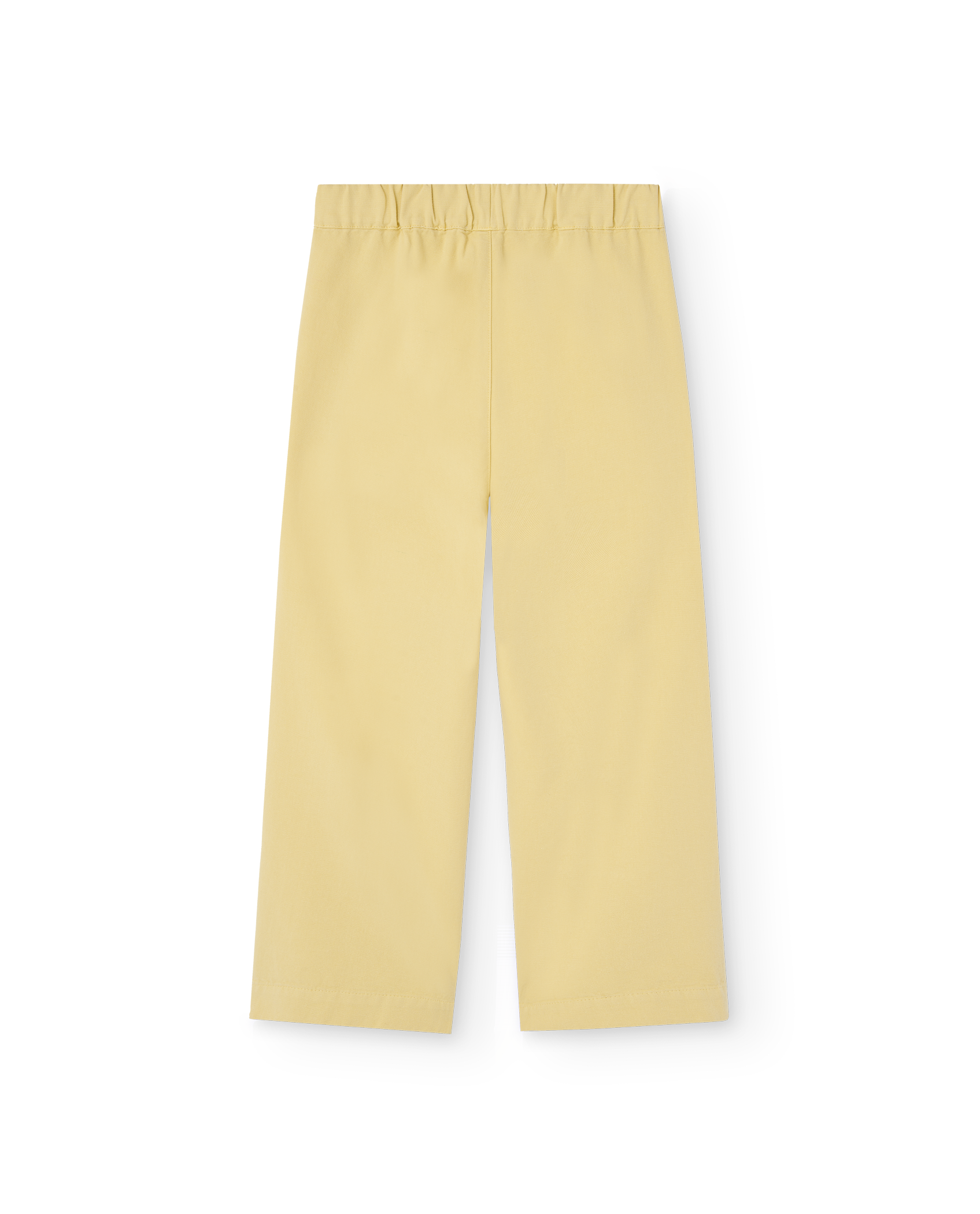 Cream Yellow Symbol Elephant Pants PRODUCT BACK