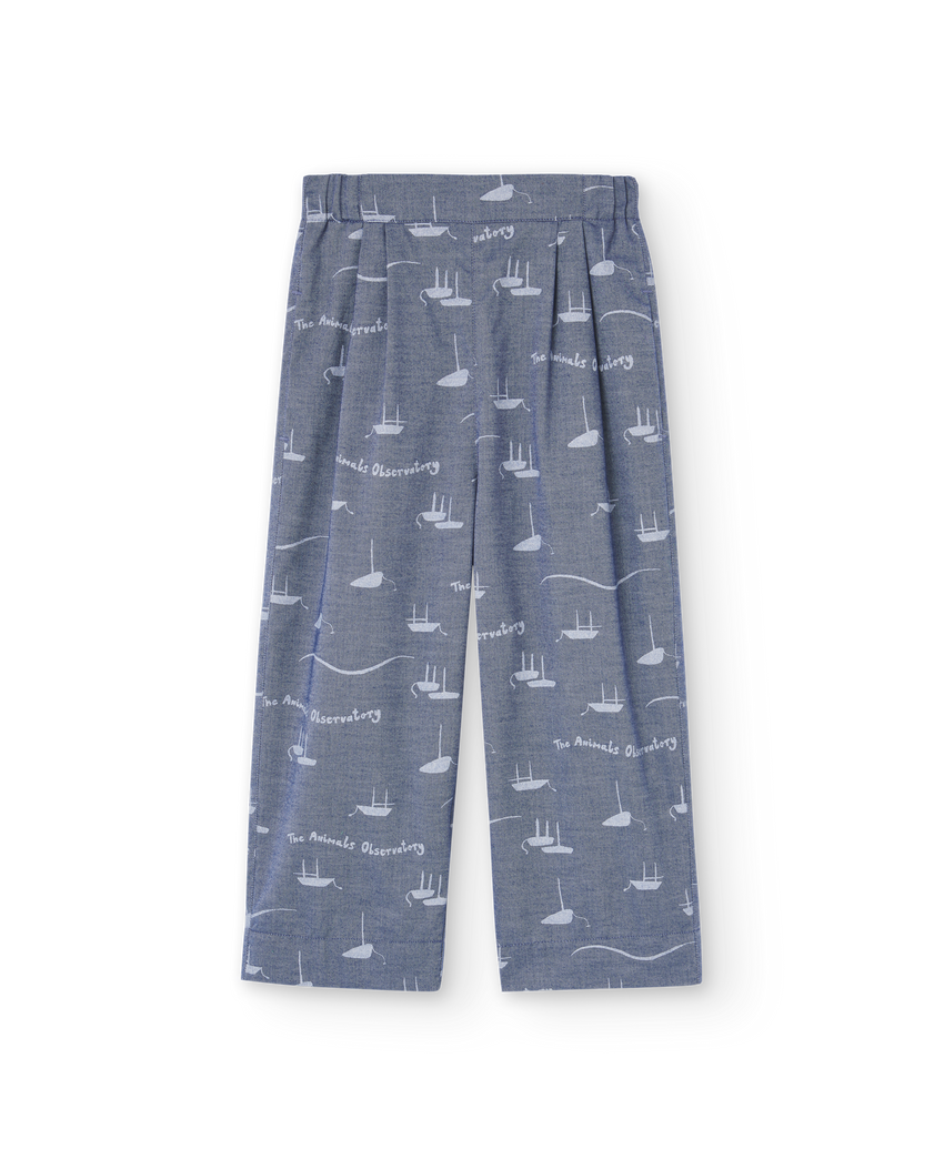 Navy Warm Antelope Pants PRODUCT FRONT