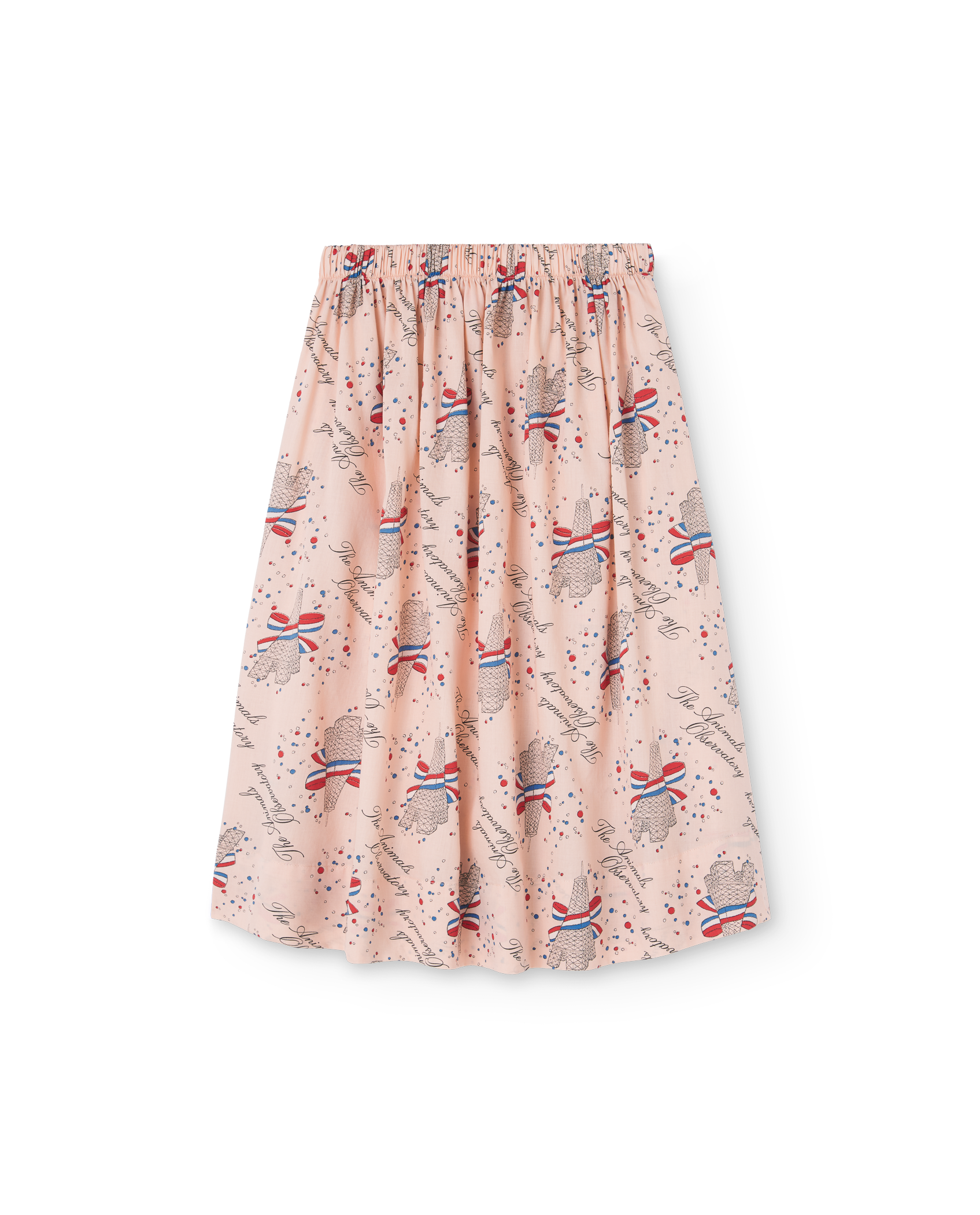 Rose Eiffel Woven Ladybug Skirt PRODUCT BACK