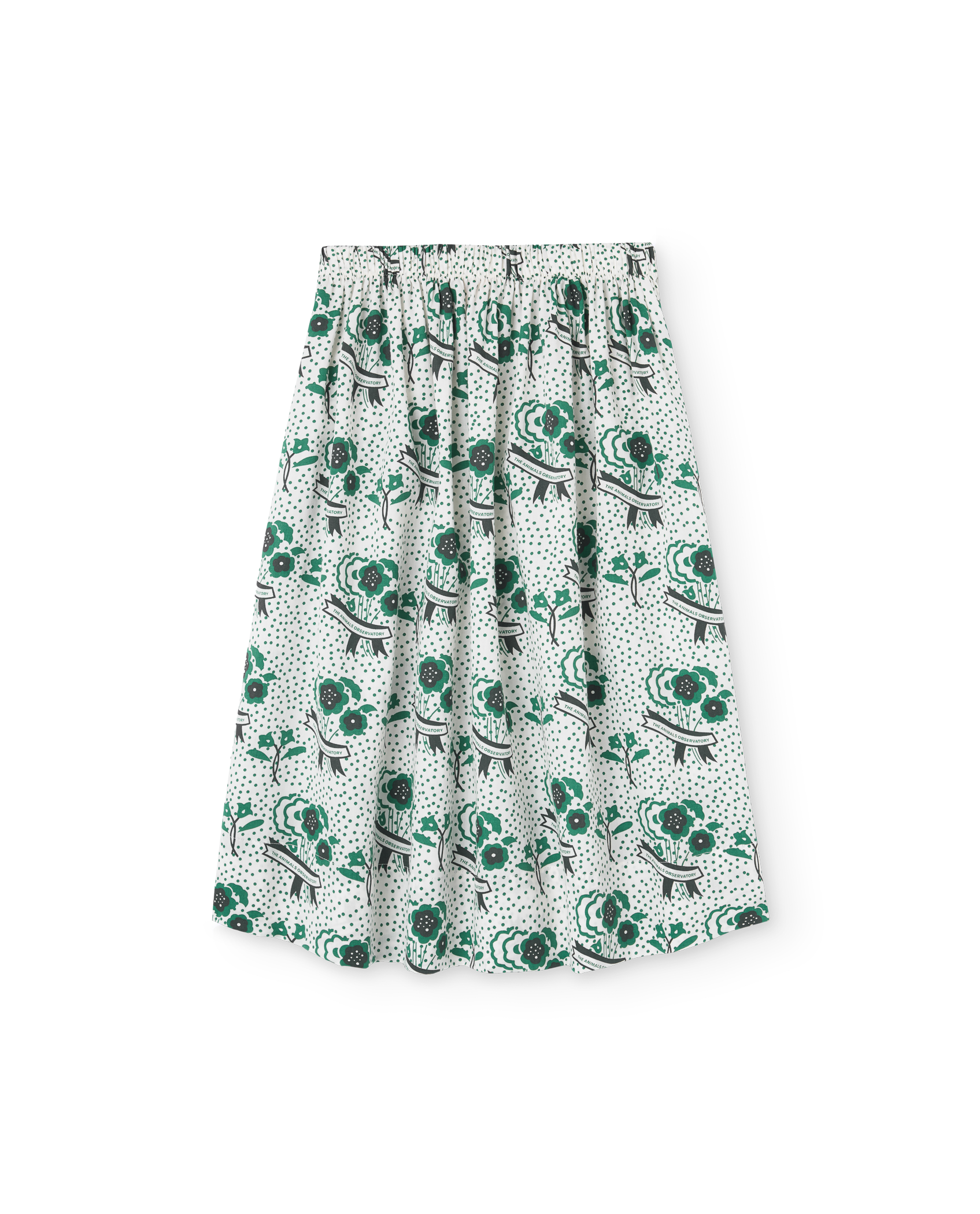 White Poppy Woven Ladybug Skirt PRODUCT BACK