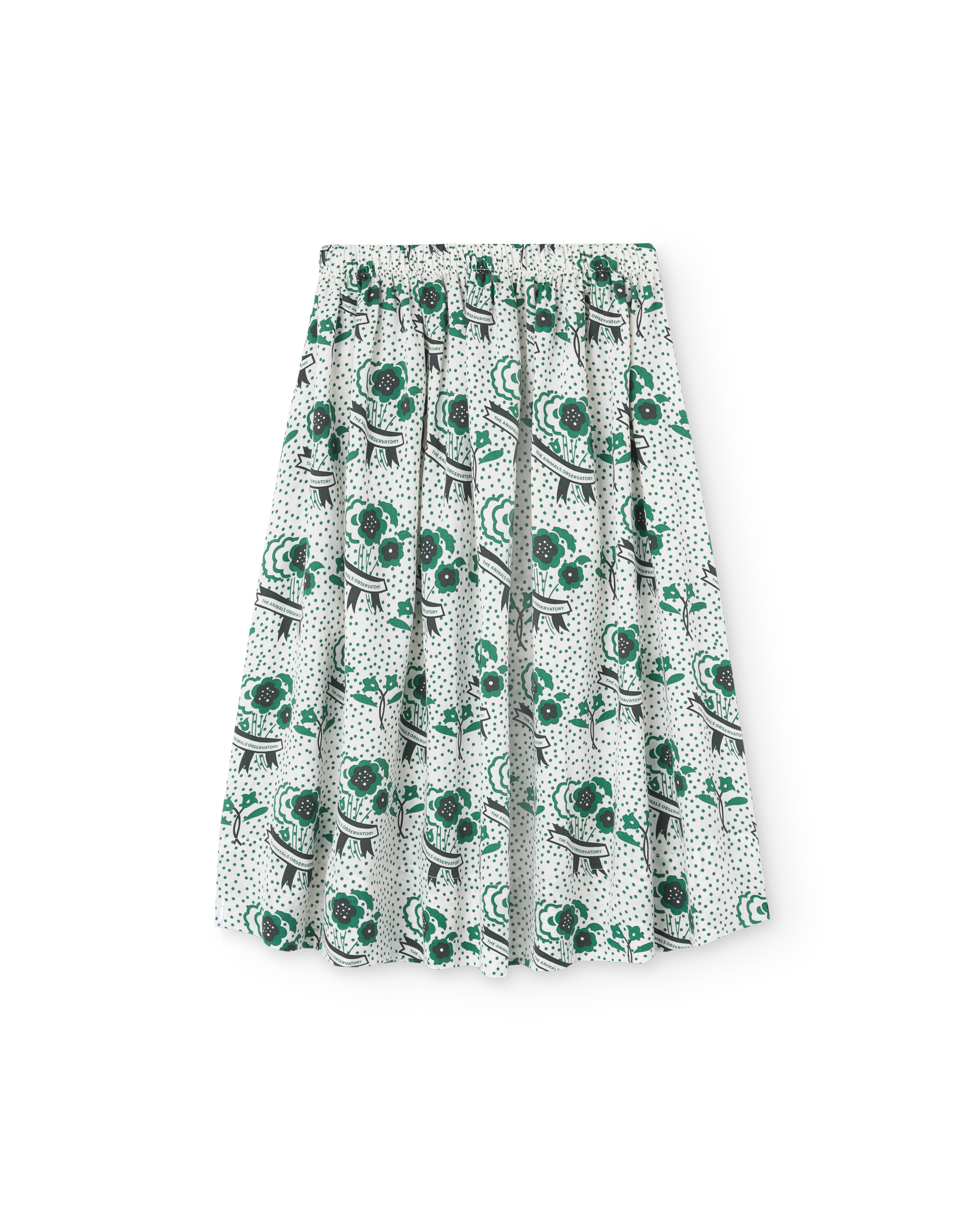 White Poppy Woven Ladybug Skirt PRODUCT FRONT