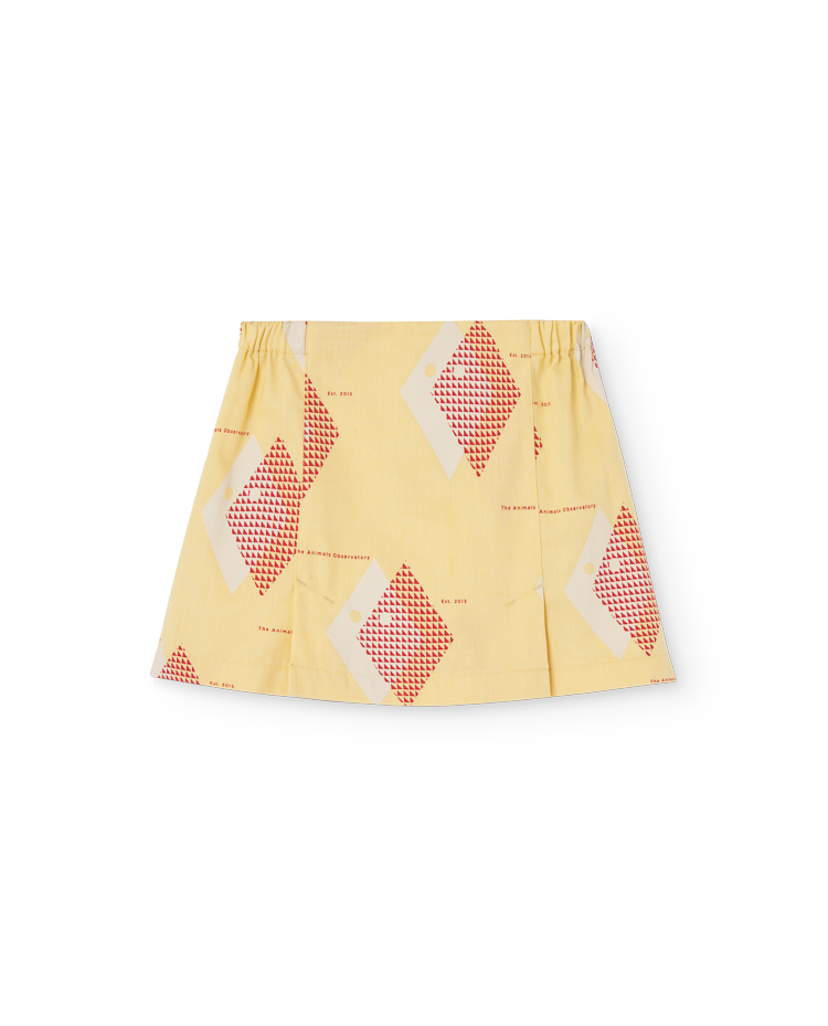 Cream Yellow Shrimp Skort COVER