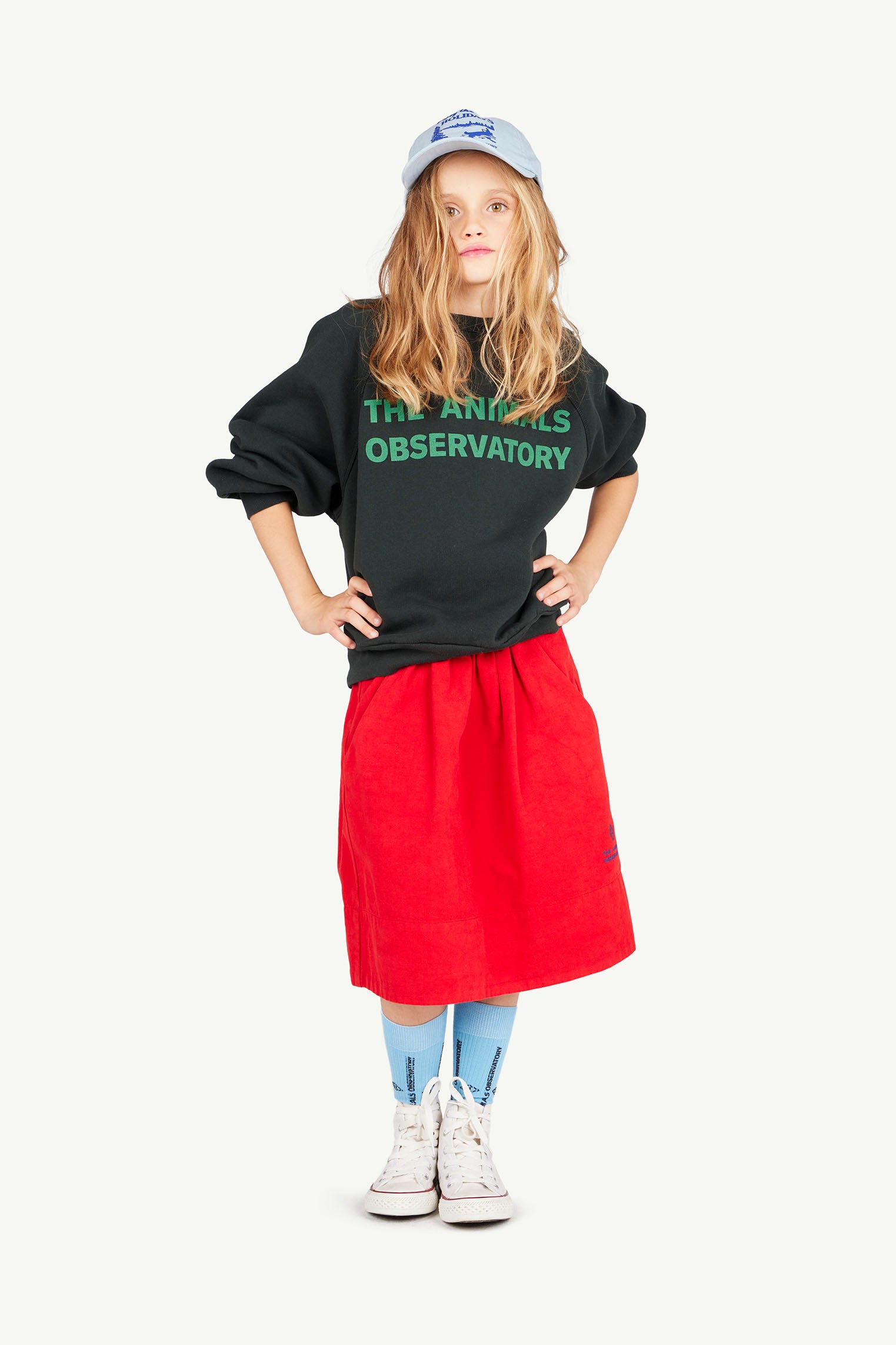 Red Sow Skirt MODEL FRONT