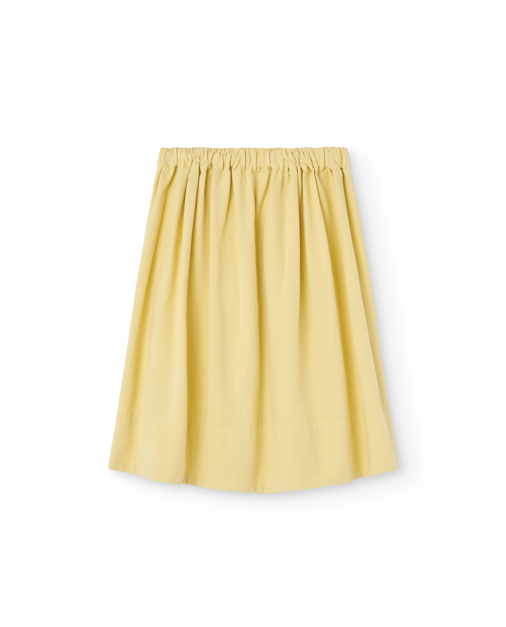 Cream Yellow Sow Skirt PRODUCT BACK