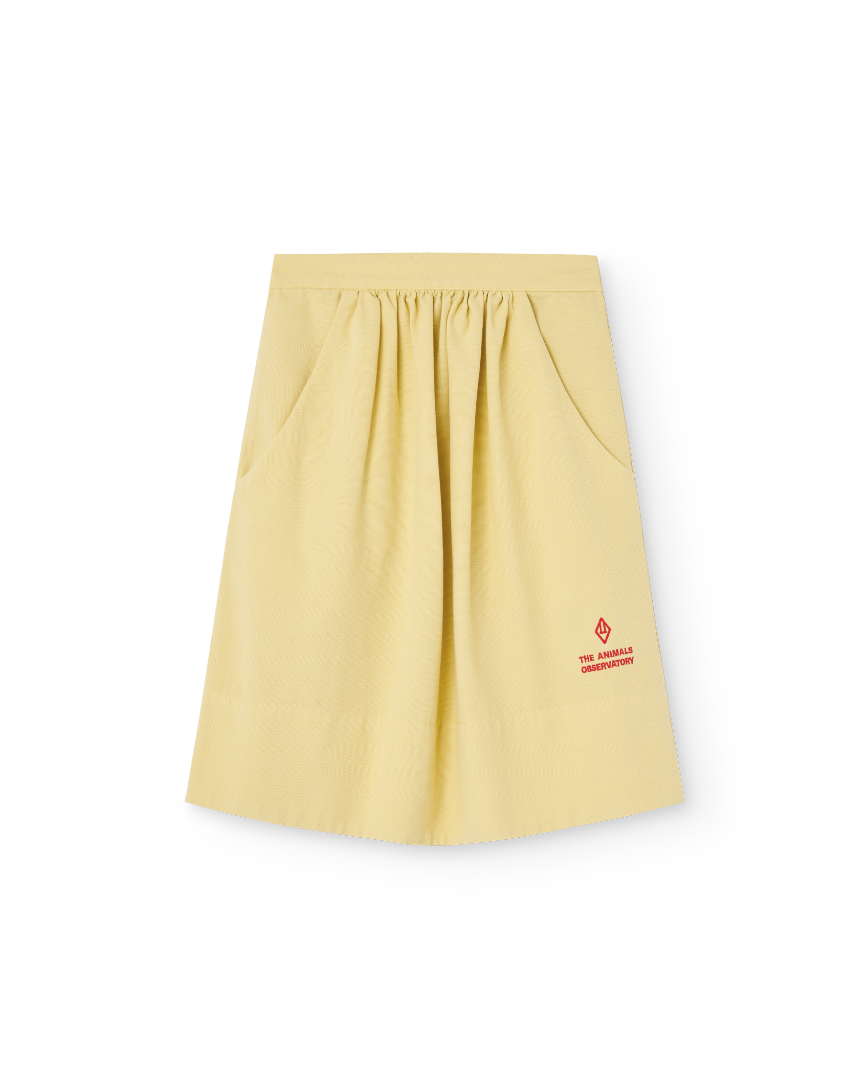 Cream Yellow Sow Skirt PRODUCT FRONT