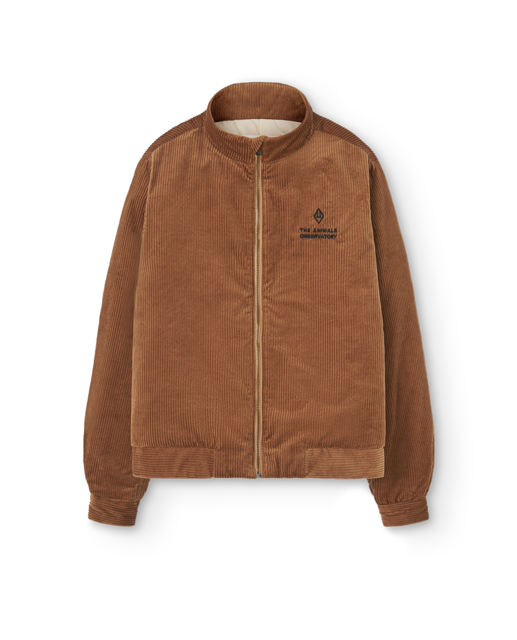 Brown Tiger Corduroy Jacket COVER