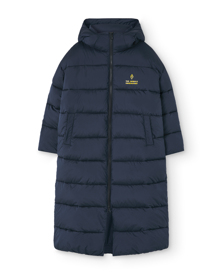 Navy Calf Padded Jacket COVER