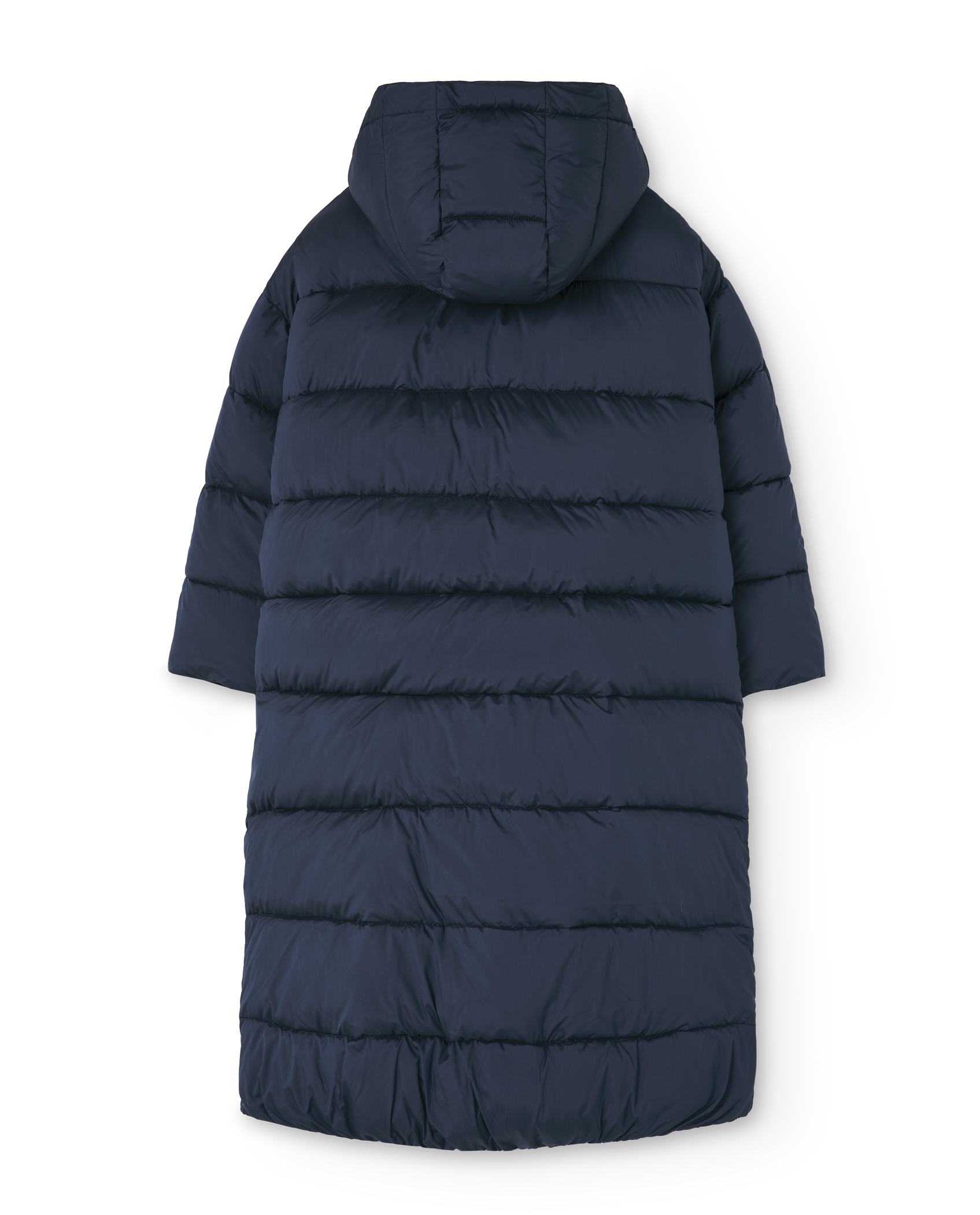 Navy Calf Padded Jacket PRODUCT BACK