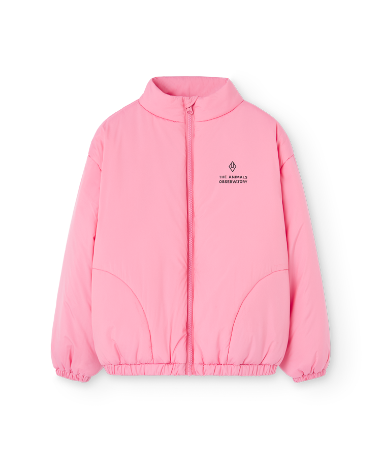 Pink Crocodile Padded Jacket COVER