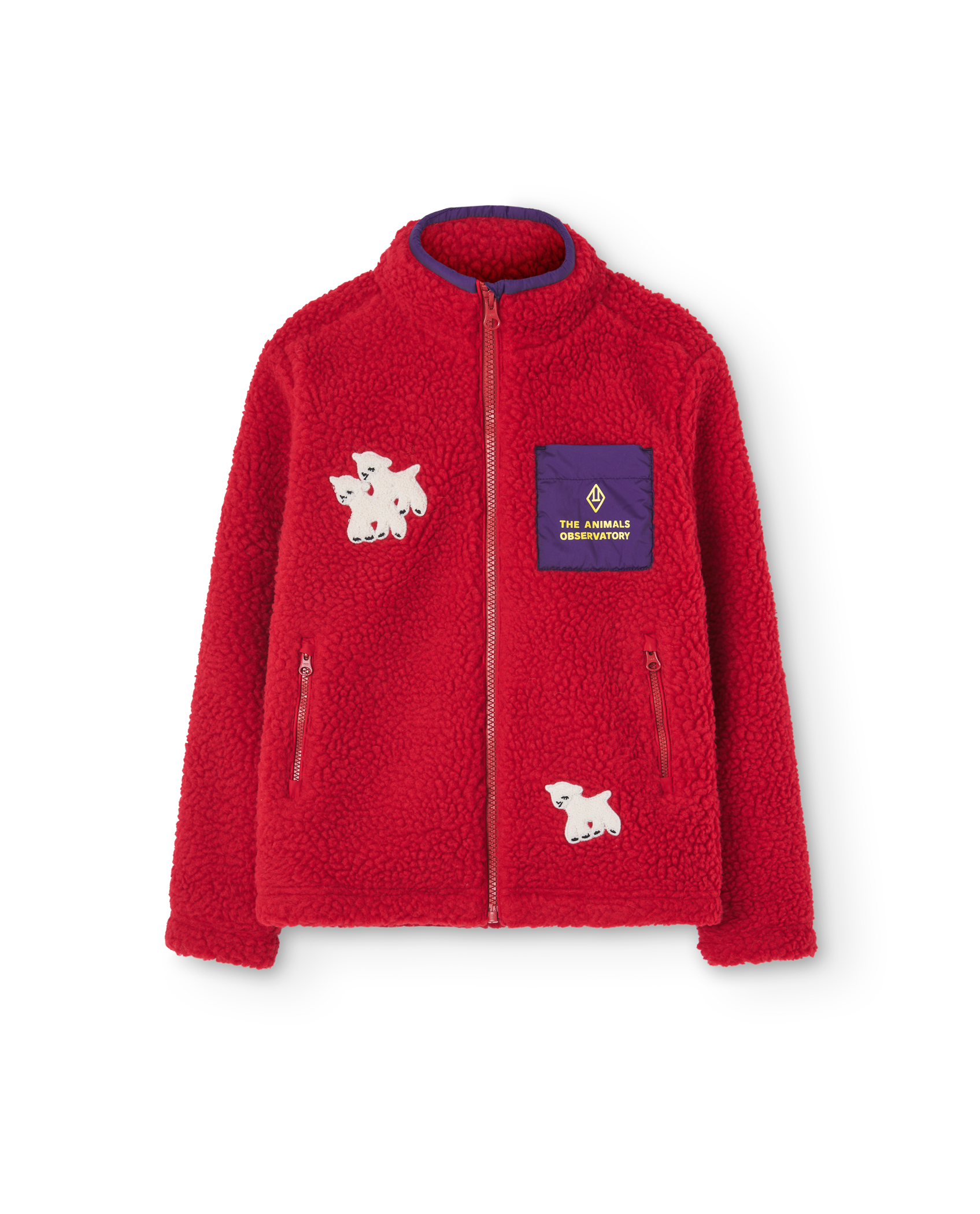 Red Shrew Fleece Jacket PRODUCT FRONT