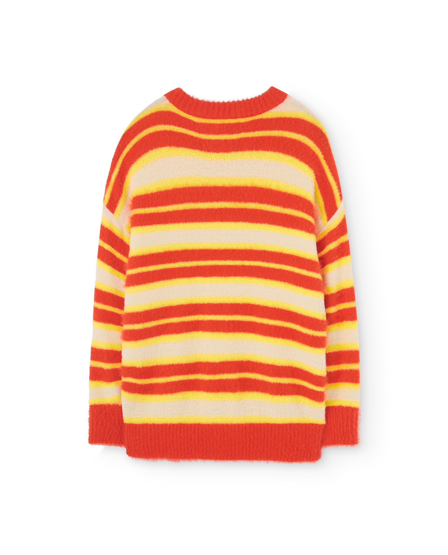 Orange Stripes Bull Sweater PRODUCT BACK