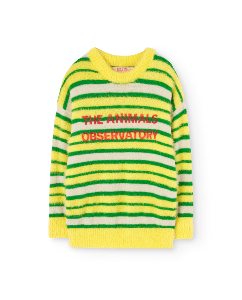 Yellow Stripes Bull Sweater PRODUCT FRONT