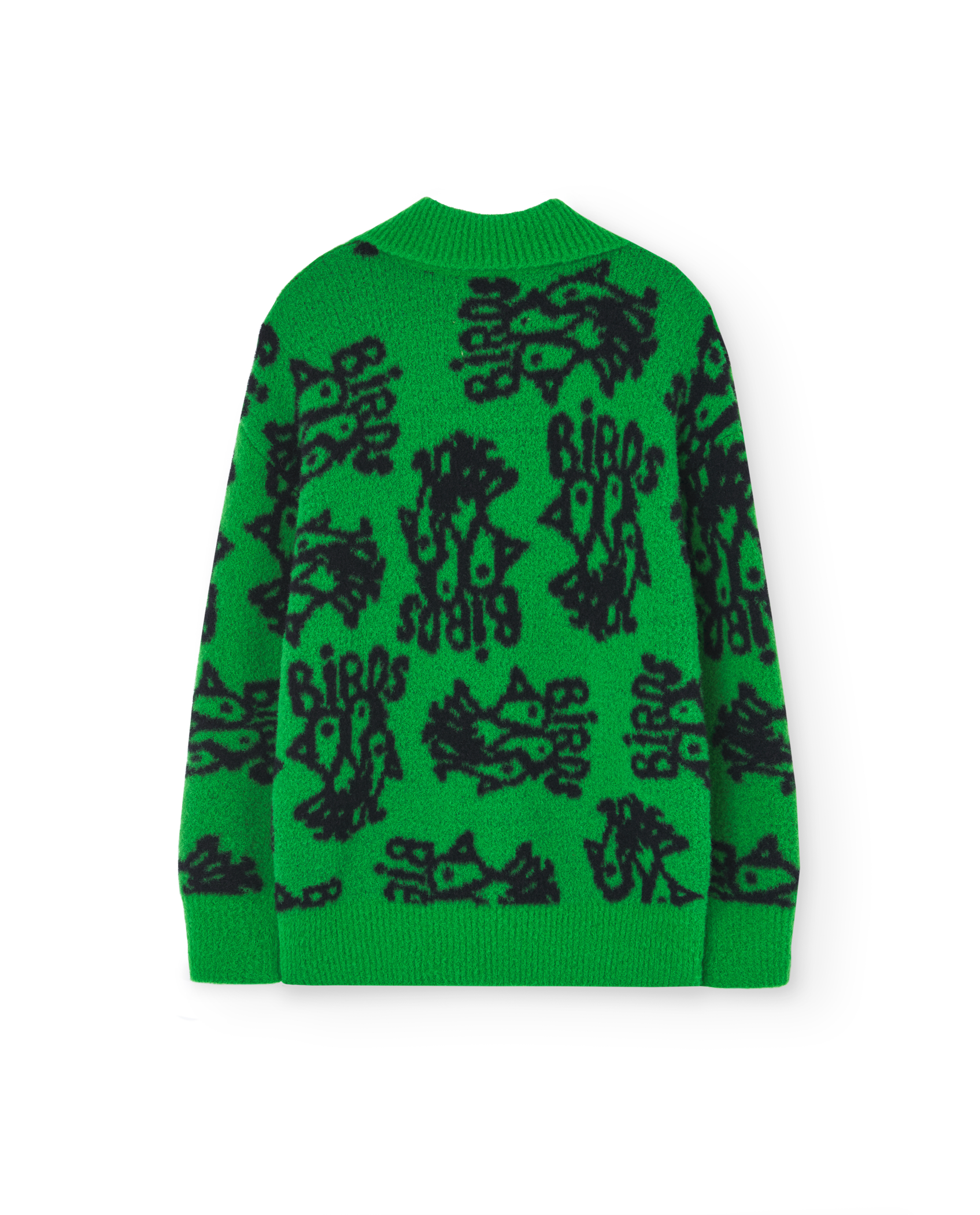 Green Raven Polo Sweater PRODUCT BACK