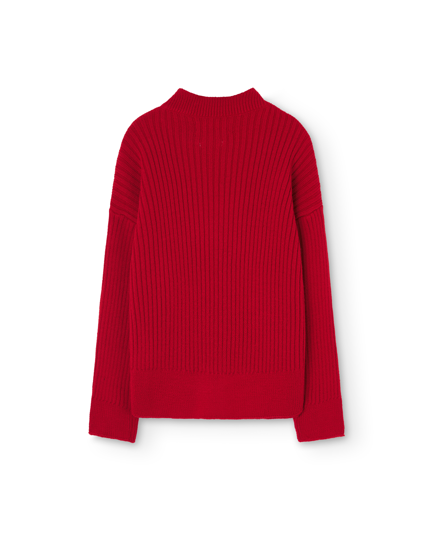 Red Seal Turtleneck Sweater PRODUCT BACK