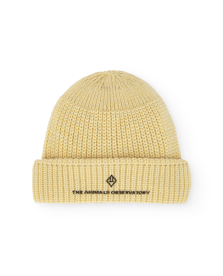 Cream Yellow Pony Beanie COVER