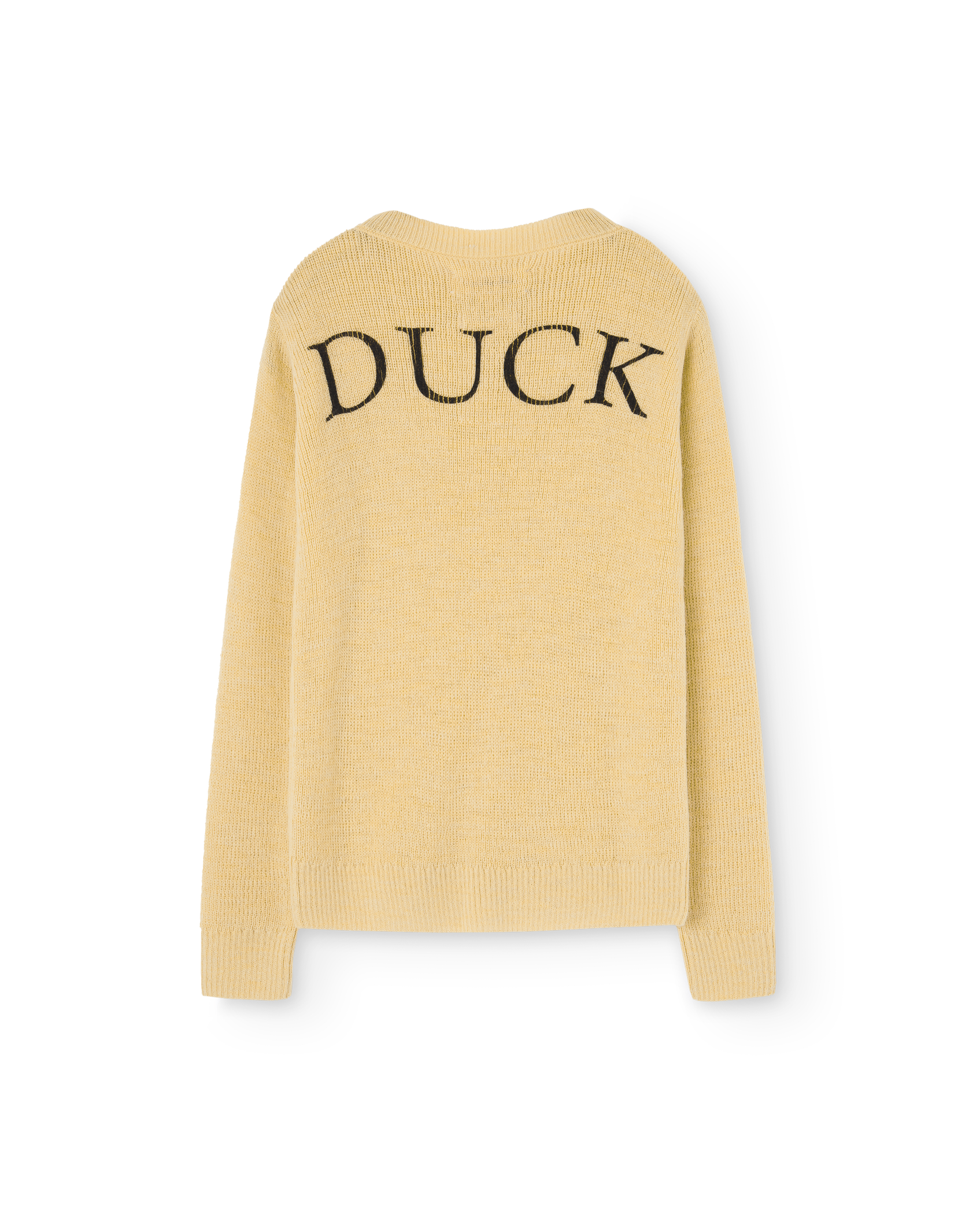 Duck Cream Yellow Bull Sweater PRODUCT BACK