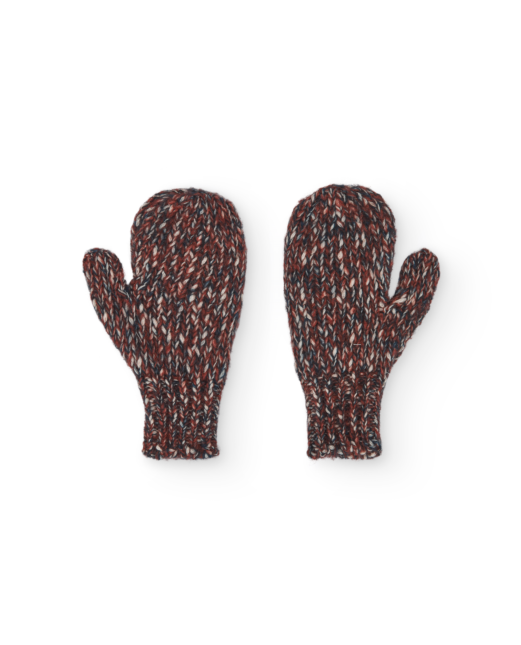 Brown Squid Mittens PRODUCT BACK