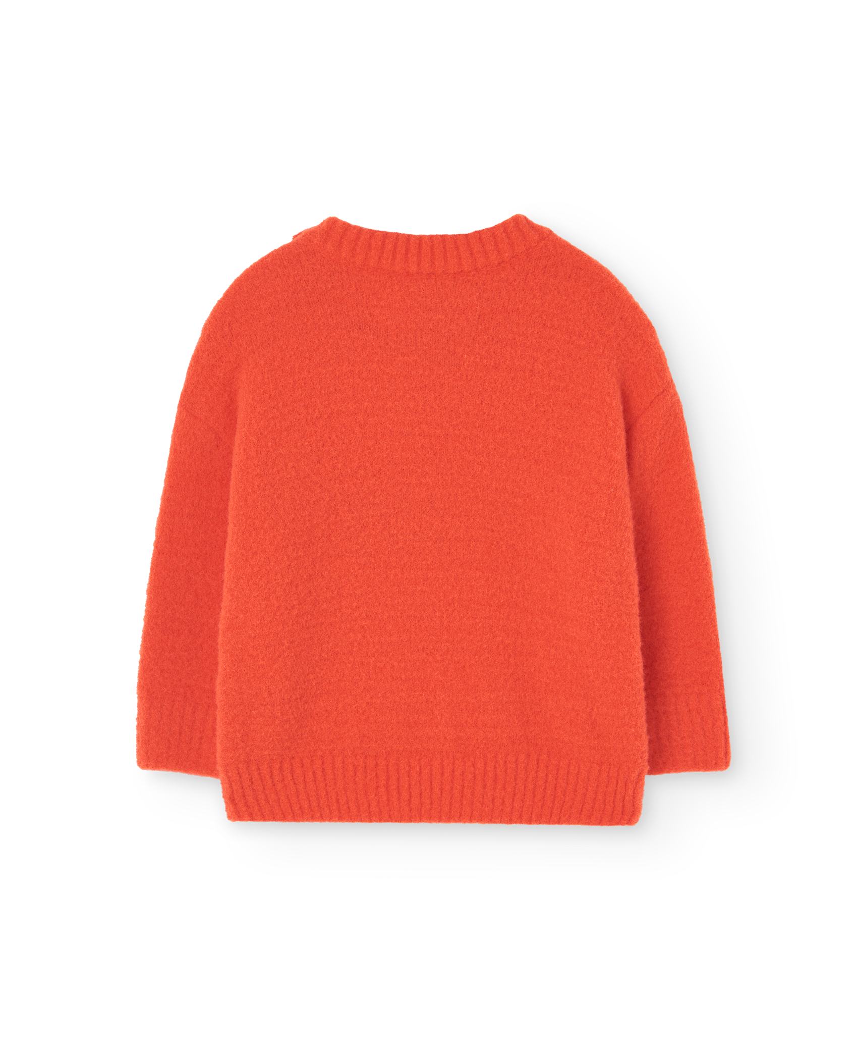 Orange Bobcat Baby Sweater PRODUCT BACK