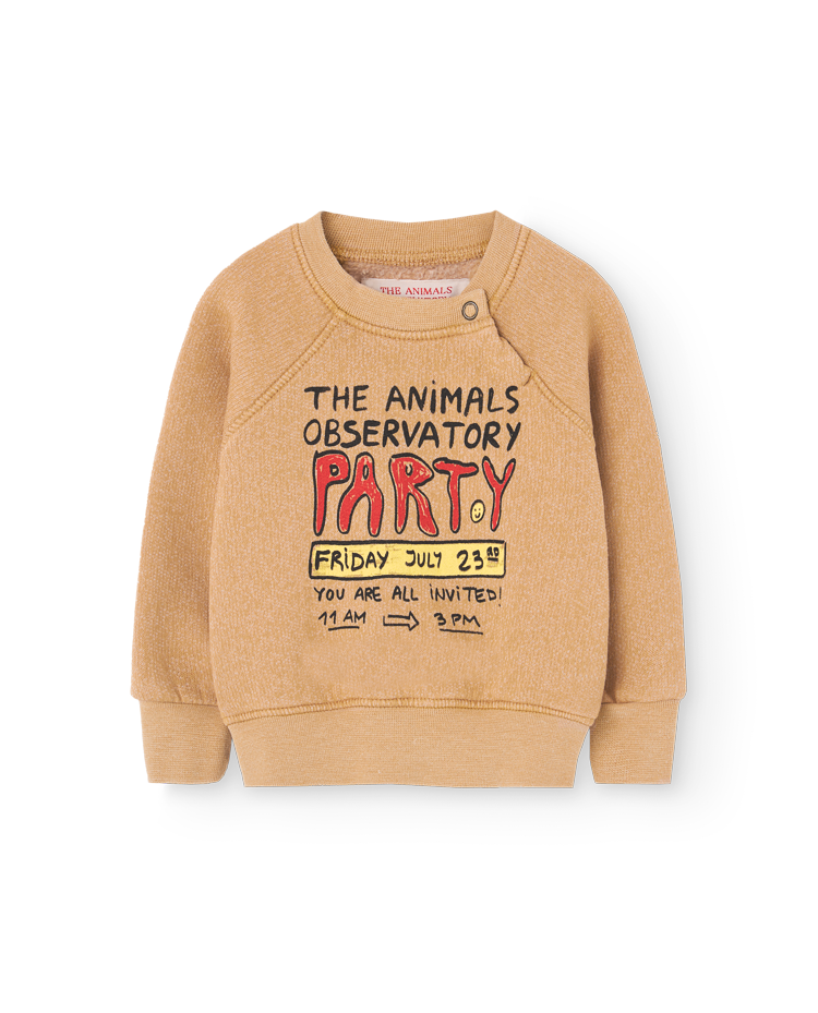 Brown Jackal Baby Sweatshirt COVER