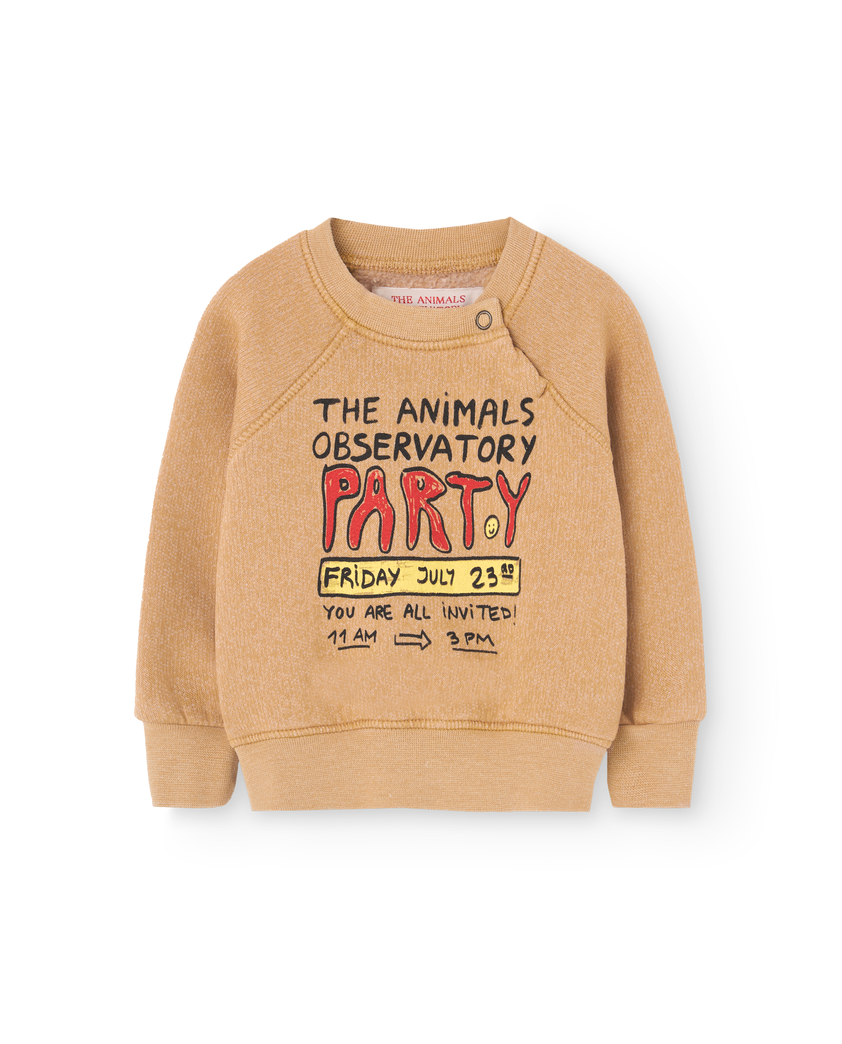 Brown Jackal Baby Sweatshirt PRODUCT FRONT