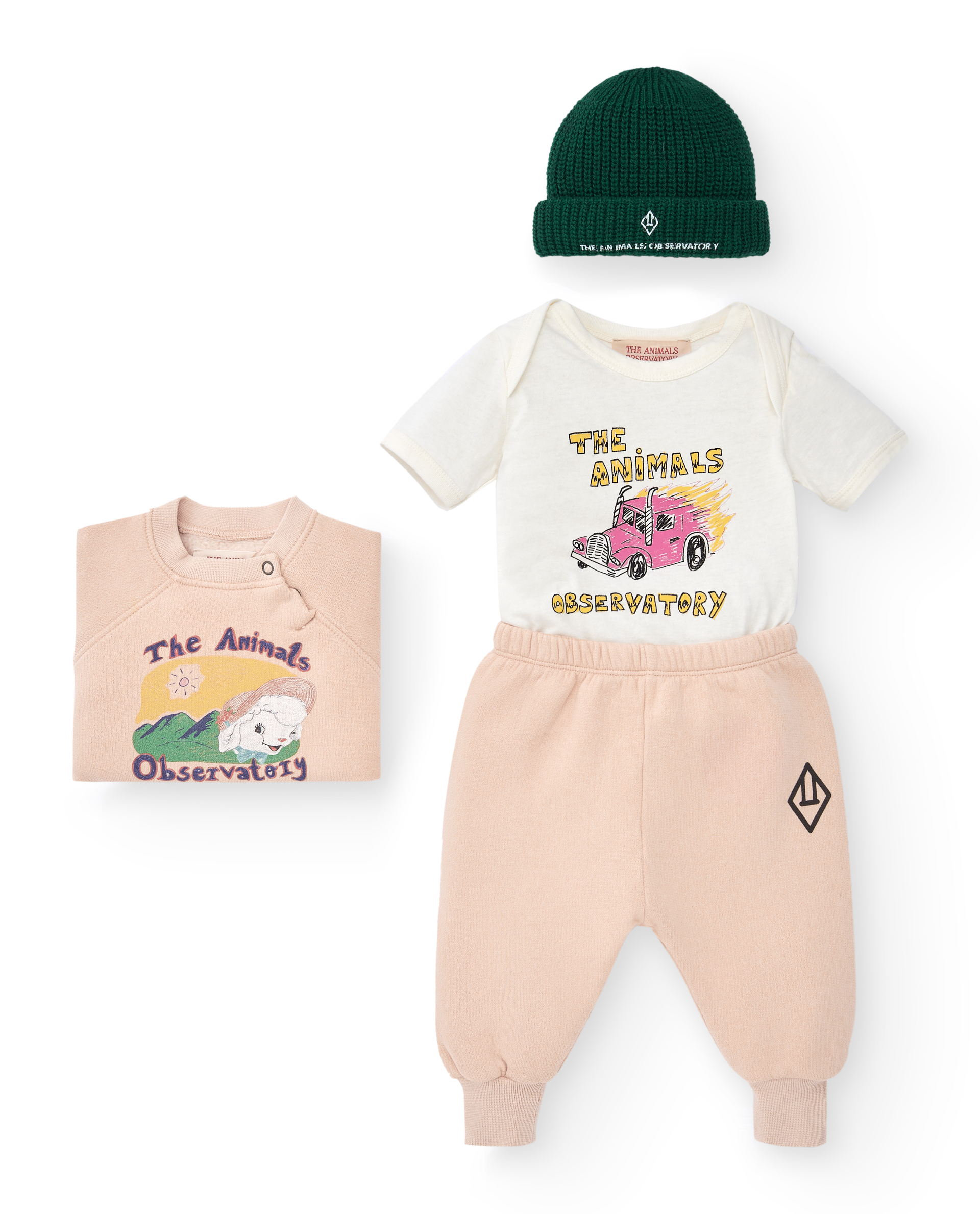 Rose Jackal Baby Sweatshirt MODEL FRONT