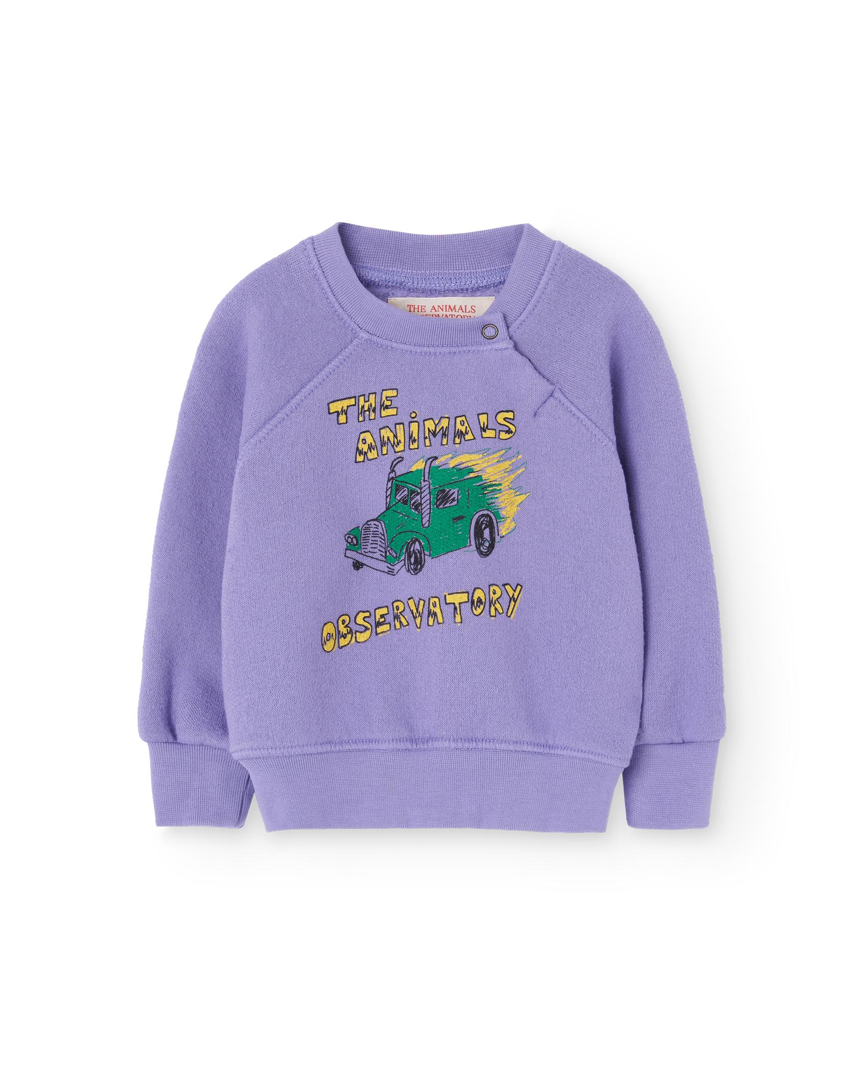 Purple Jackal Baby Sweatshirt PRODUCT FRONT