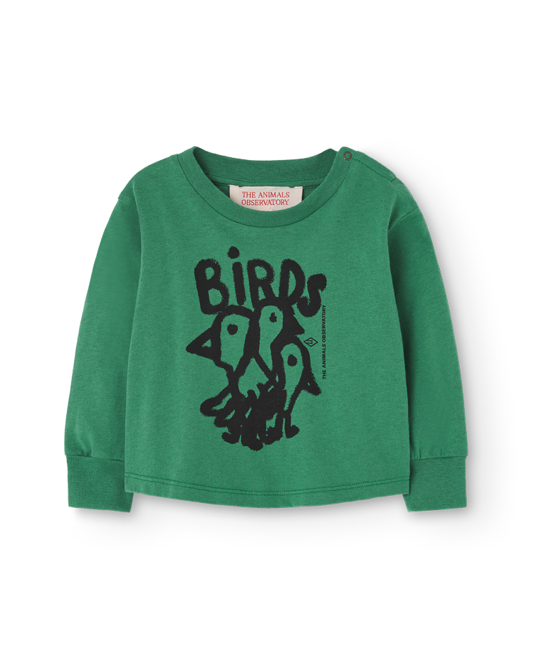 Green Wapiti Baby Long Sleeve T-Shirt COVER