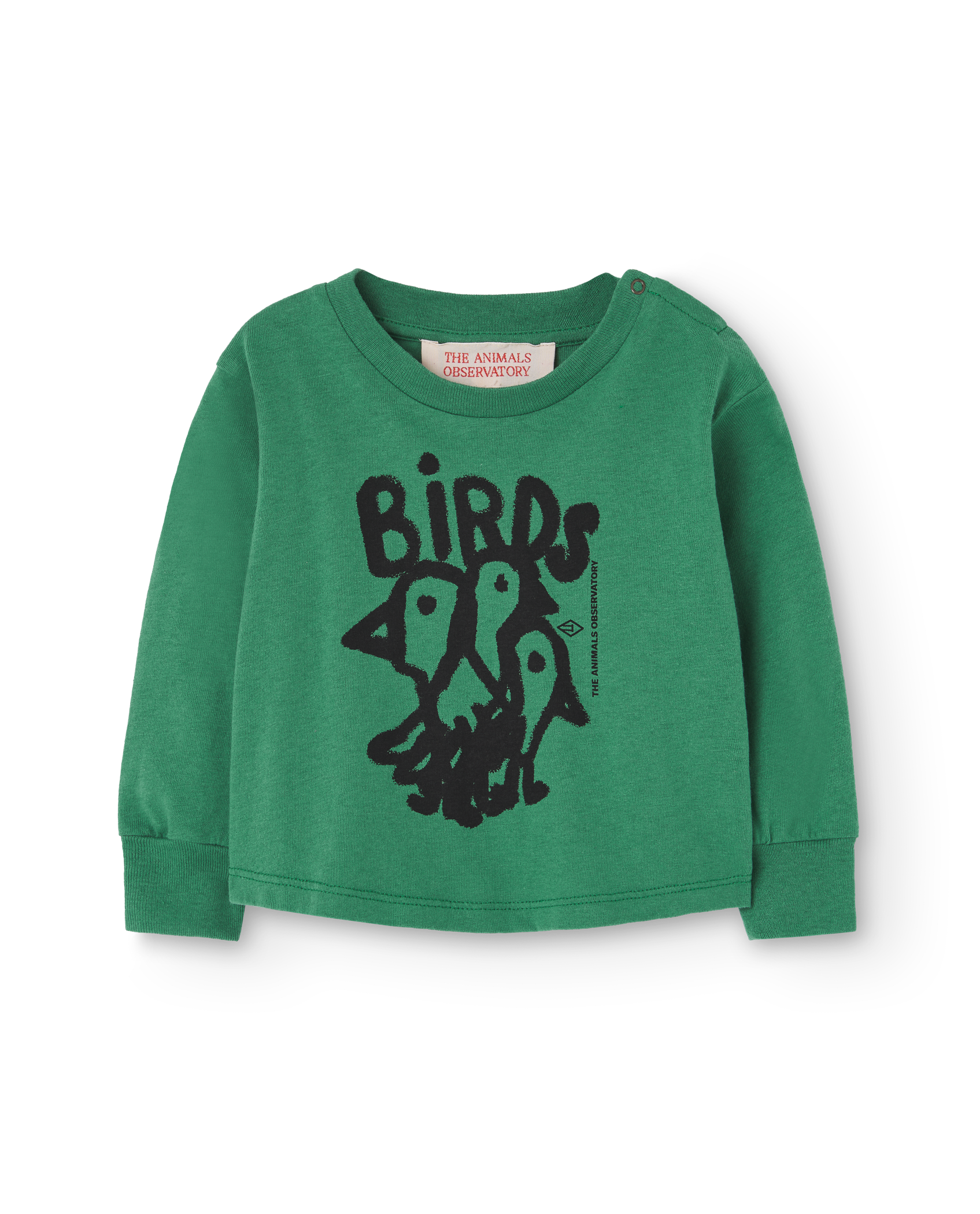 Green Wapiti Baby Long Sleeve T-Shirt PRODUCT FRONT