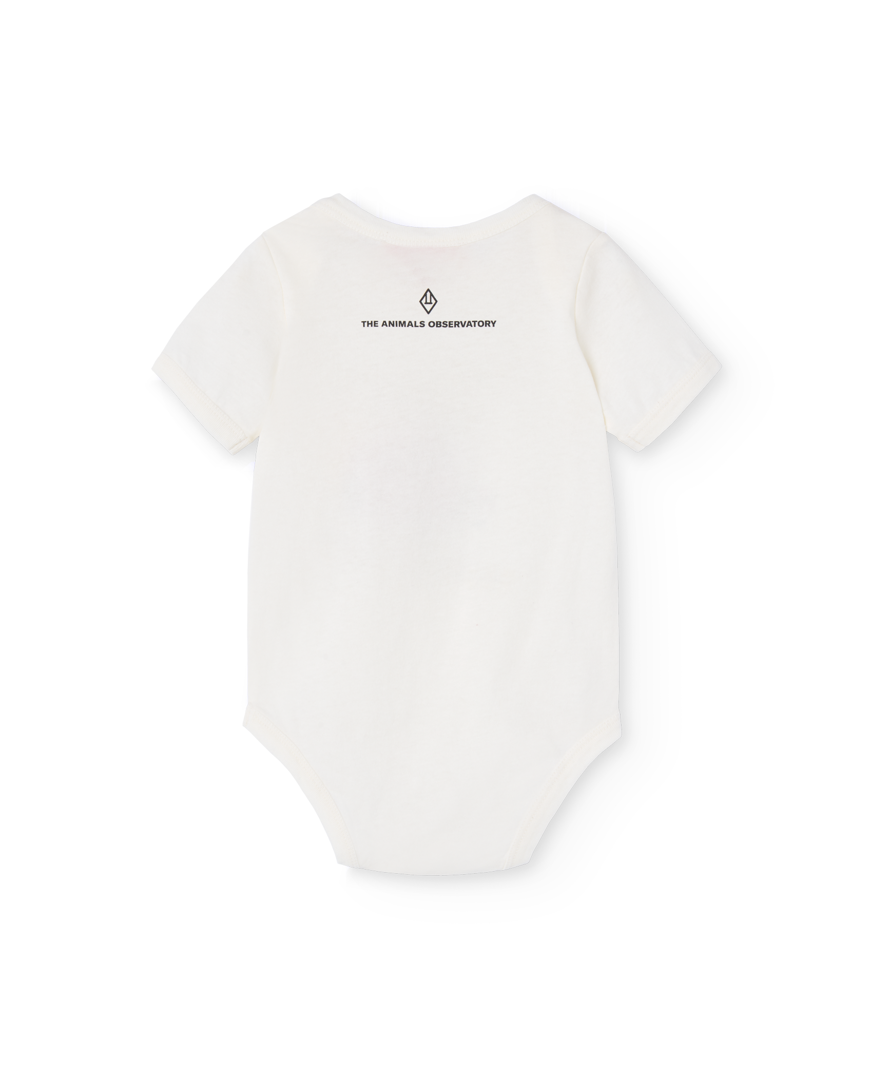 White Chimpanzee Baby Bodysuit PRODUCT BACK