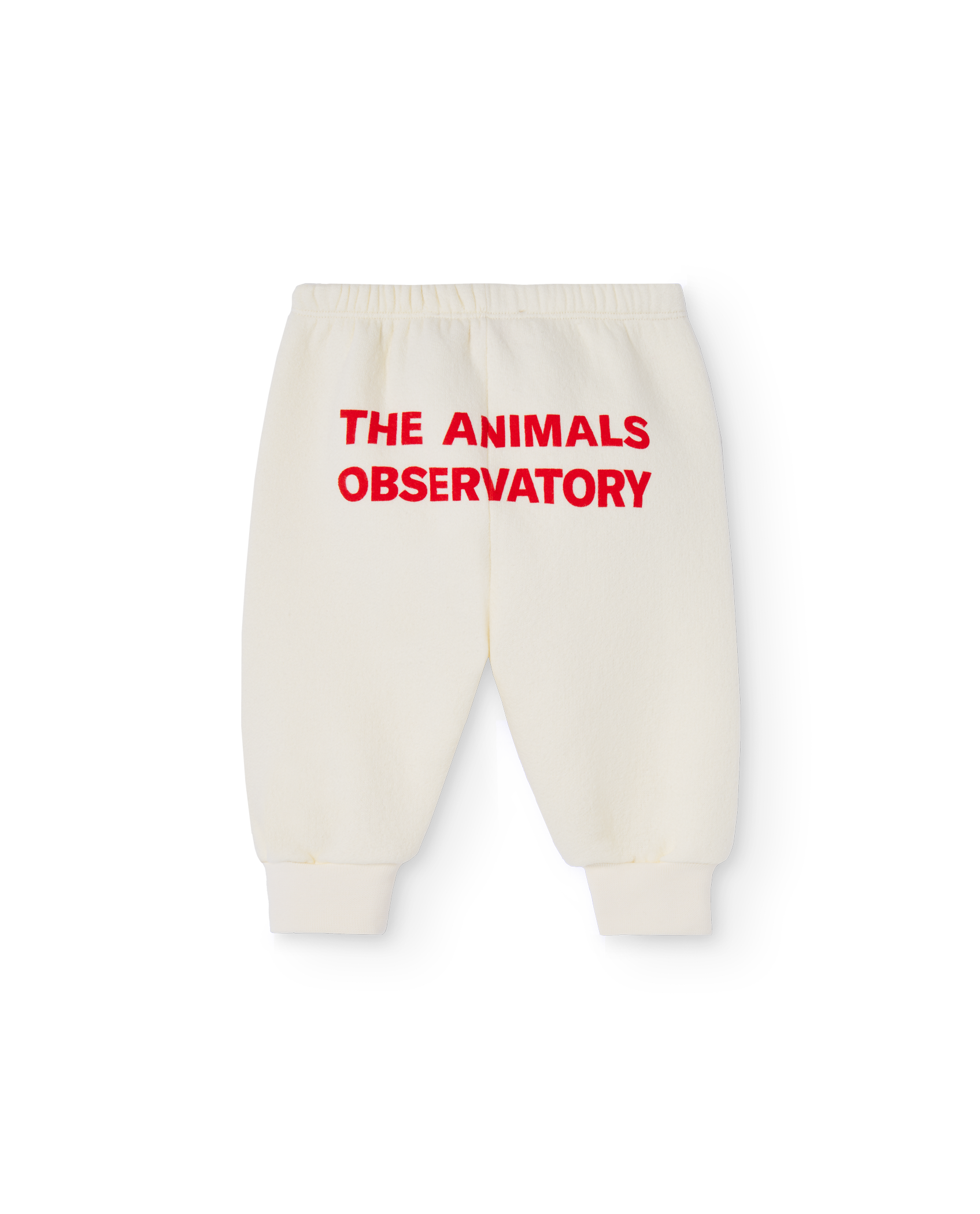 White Sloth Baby Sweatpants PRODUCT BACK